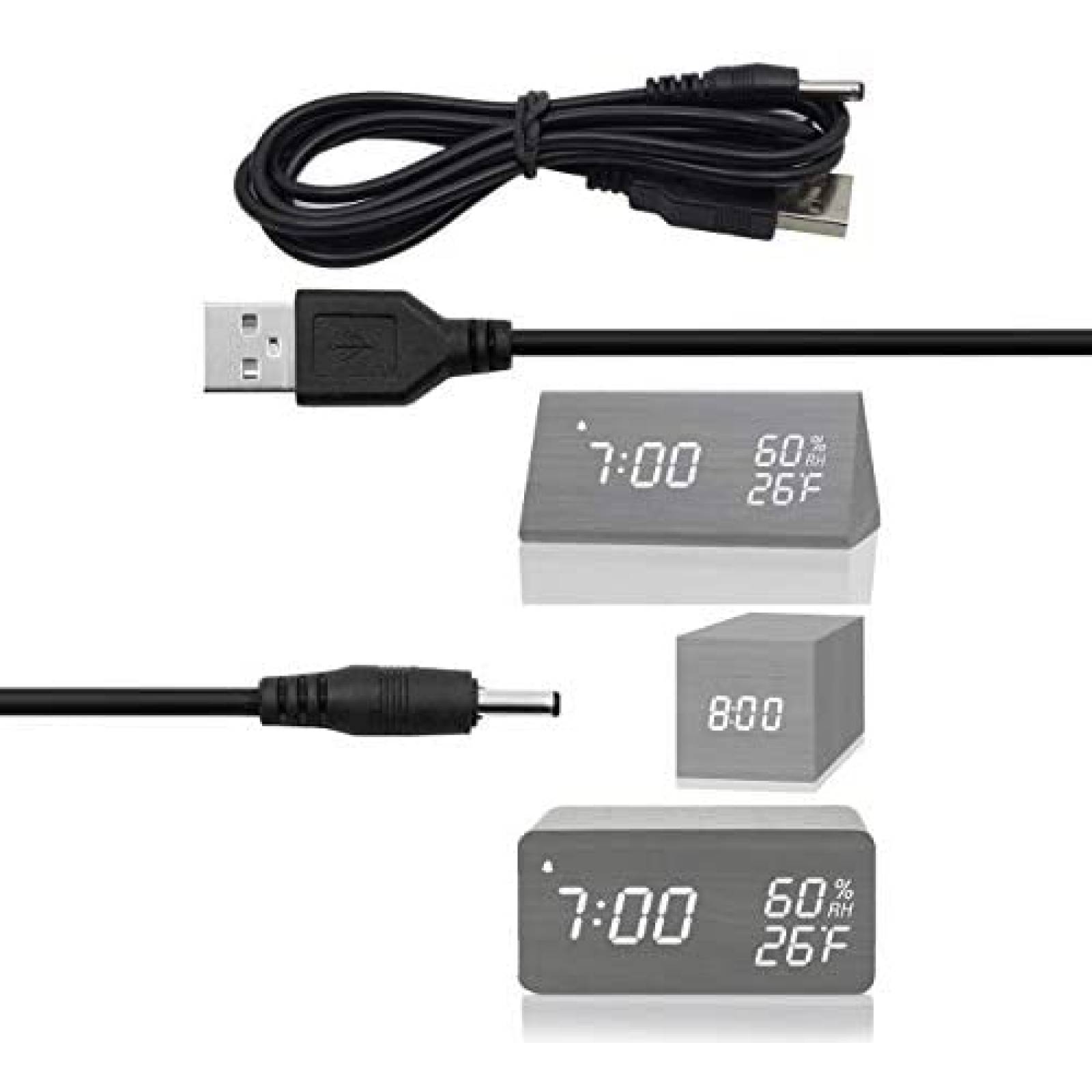 Cable para alarma digital ZZS DC3.5 tipo A macho -Negro