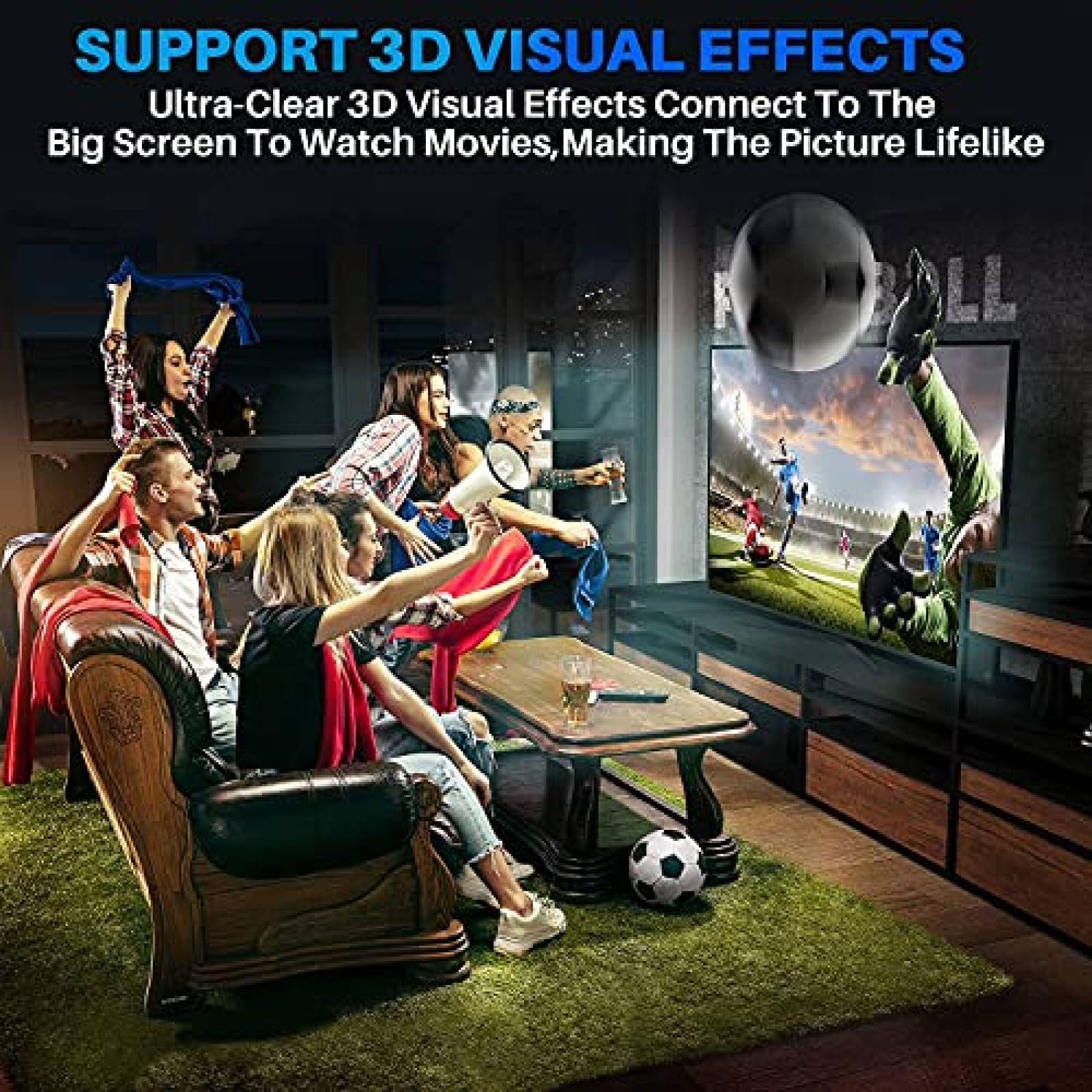 Cable DisplayPort Adoreen 25ft 4K60Hz de Nylon Trenzado