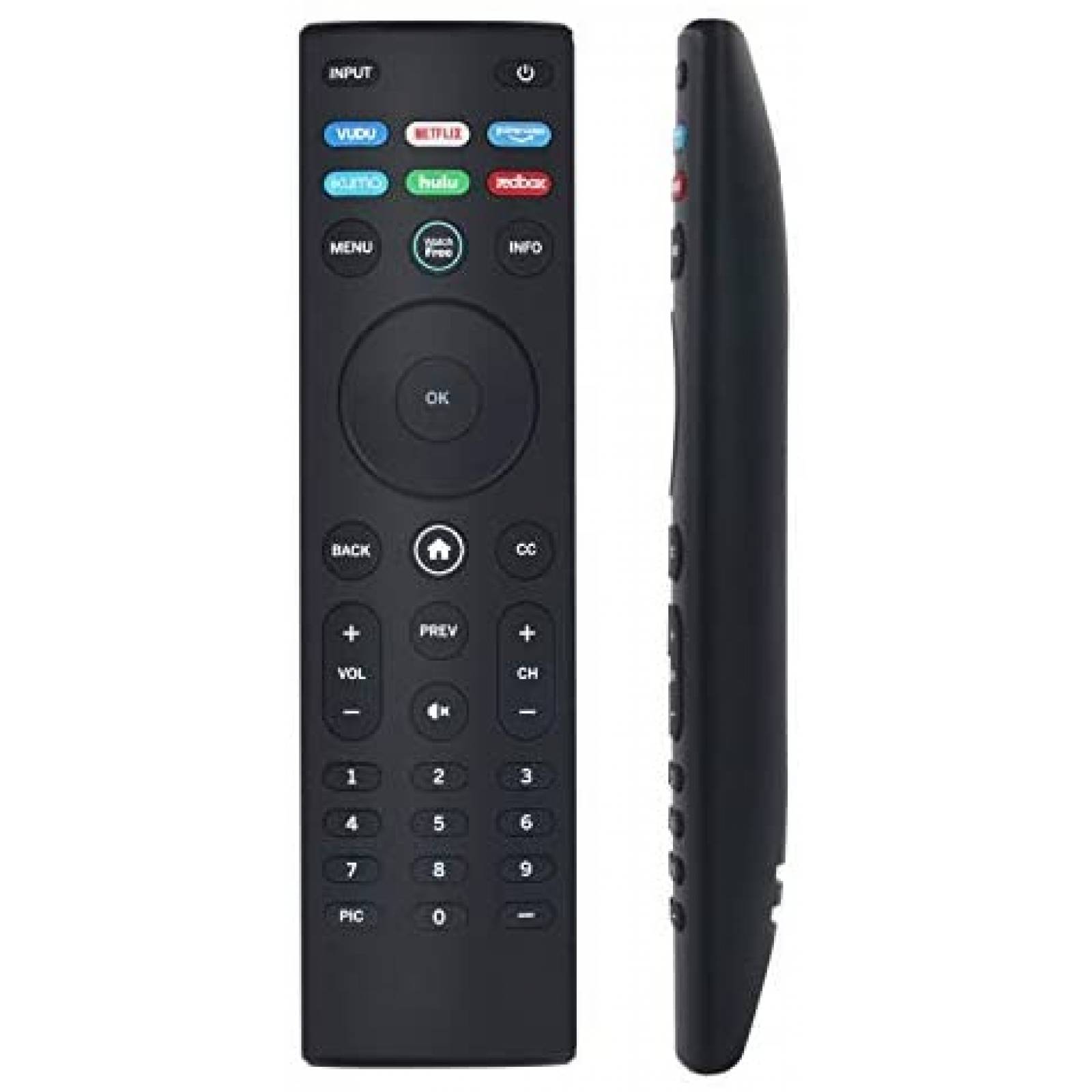 Control Remoto AIDITIYMI XRT140 para Smart TV Vizio -Negro