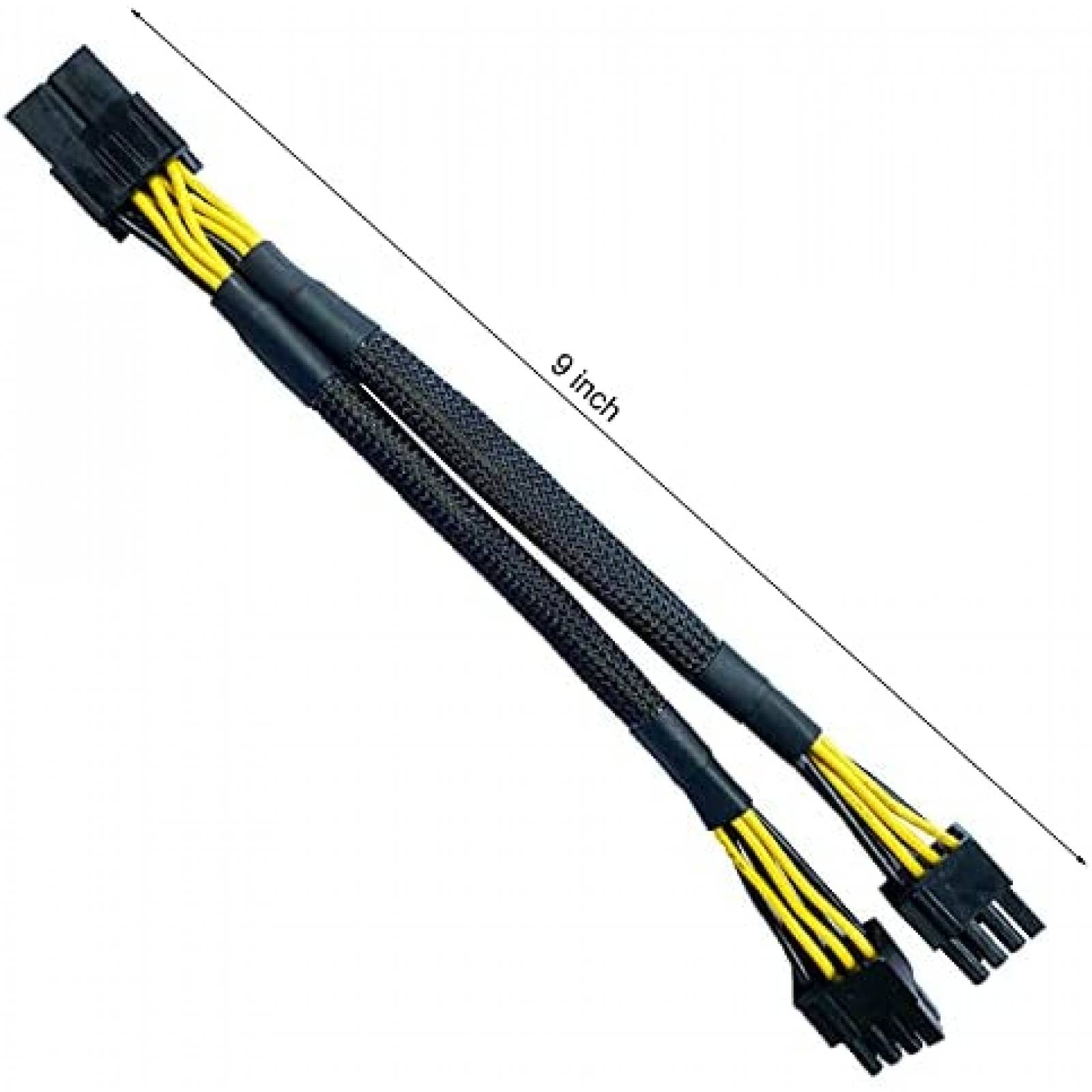 Pack cables tipo GPU VGA a PCI-e 8pin Amangny x6 -Negro