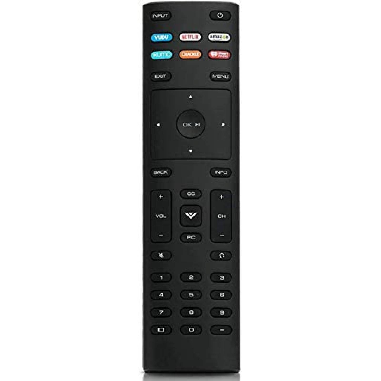 Control Remoto Amtone XRT136 para Vizio Smart TV -Negro