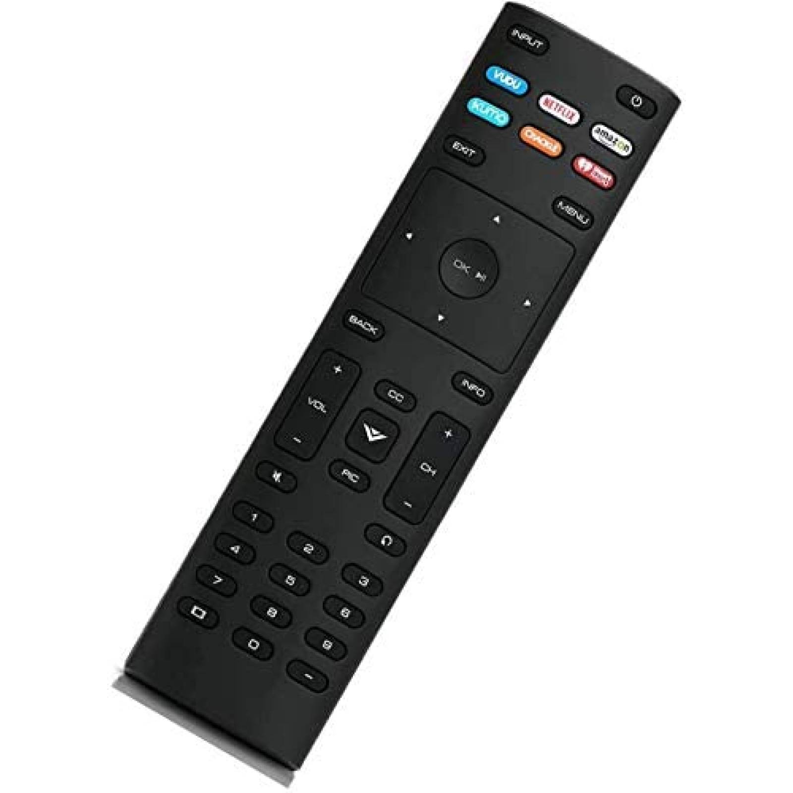 Control Remoto Amtone XRT136 para Vizio Smart TV -Negro