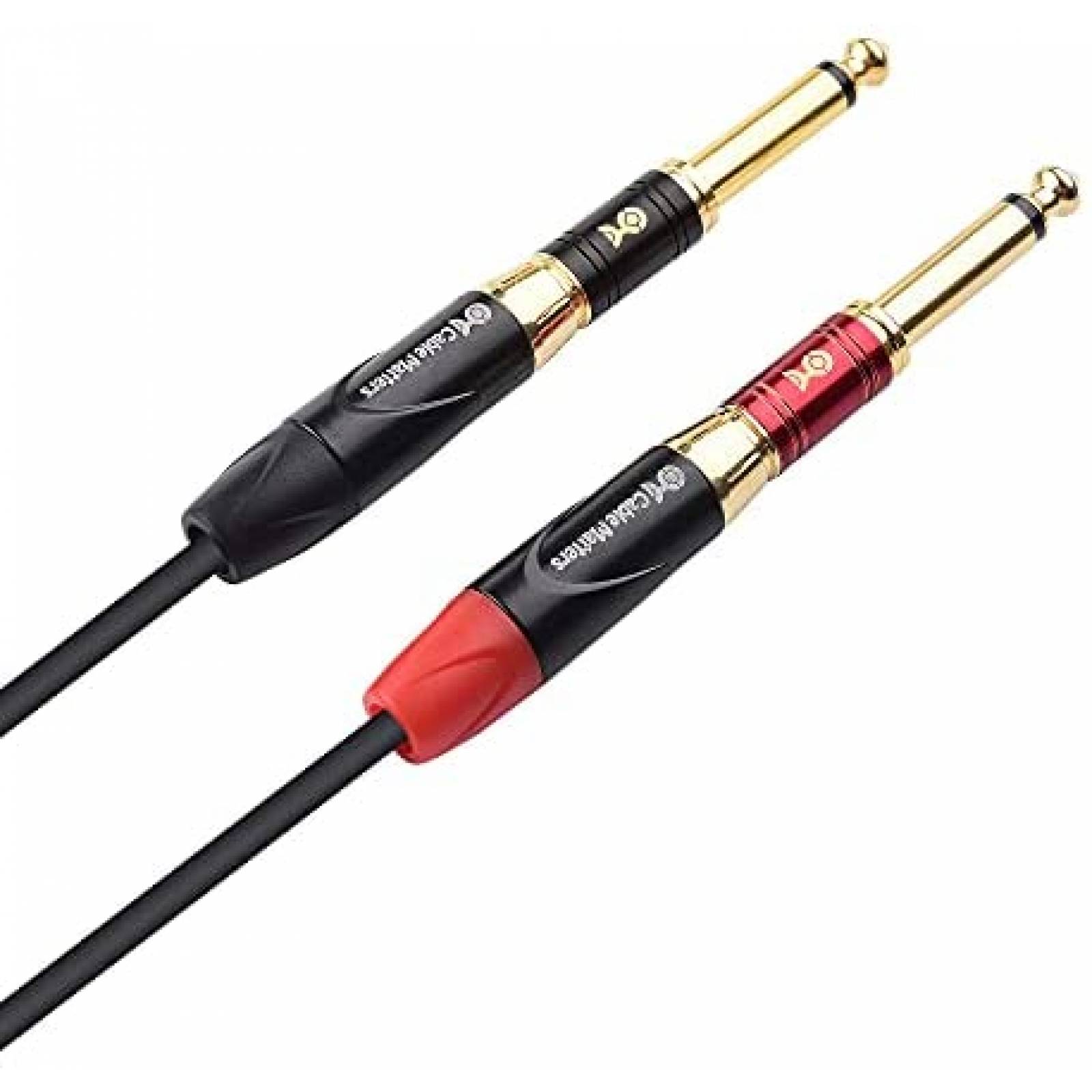 Adaptador de Audio Cable Matters RCA a 1/4 4 Pzs -Dorado
