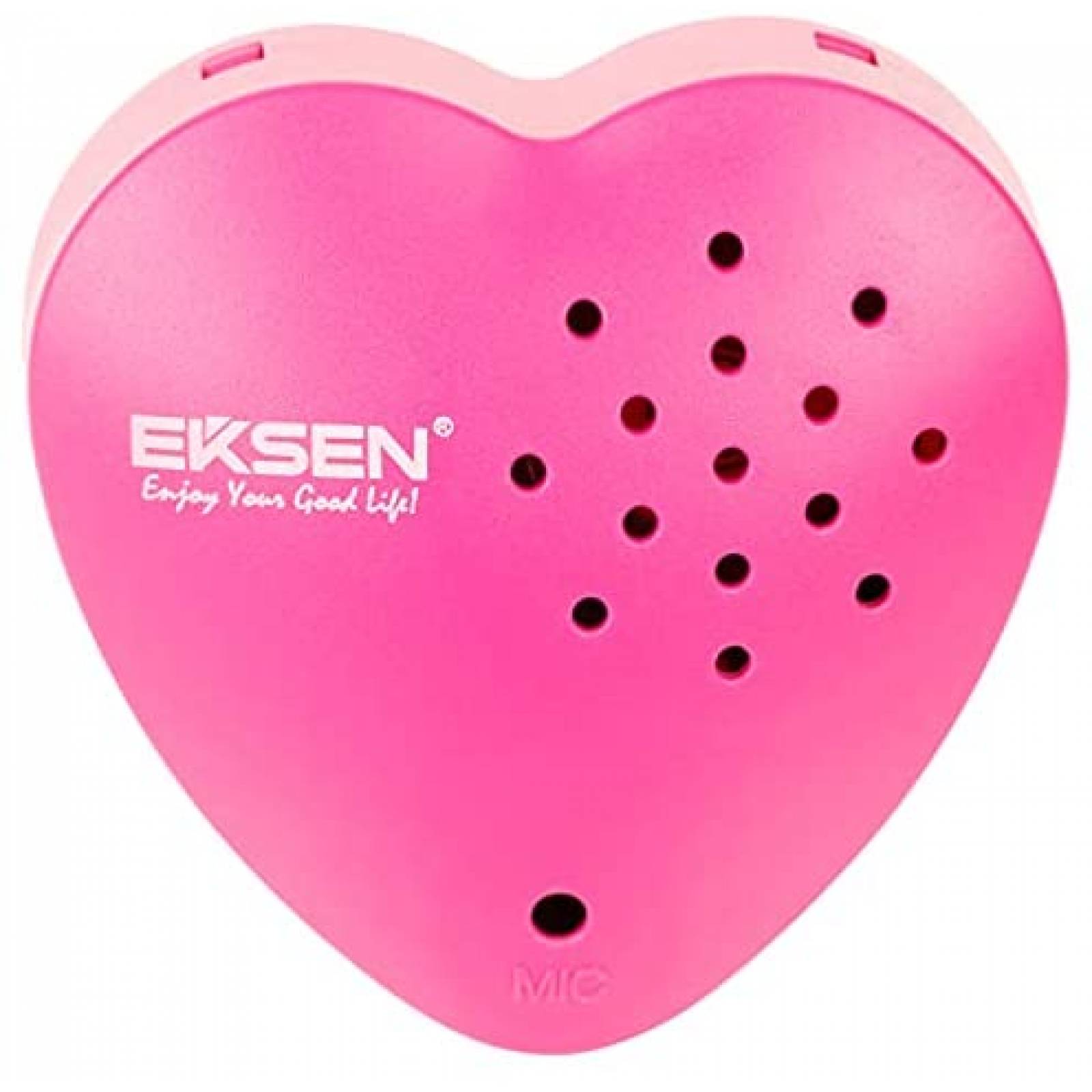 Caja de Voz EKSEN Para Juguete Grabacion de 30 Segundos-Rosa