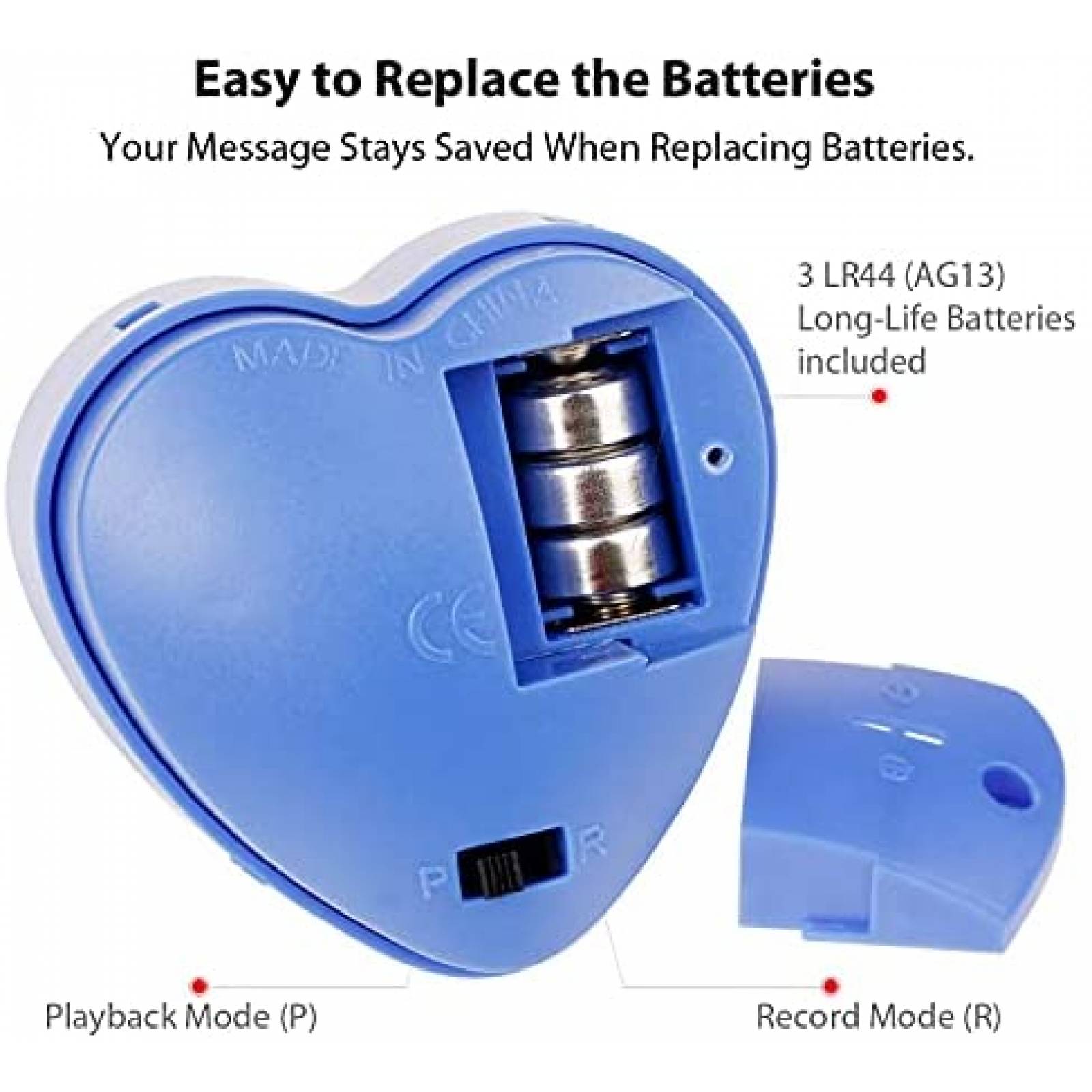 Caja de Voz EKSEN Para Juguete Grabacion de 30 Segundos-Rosa