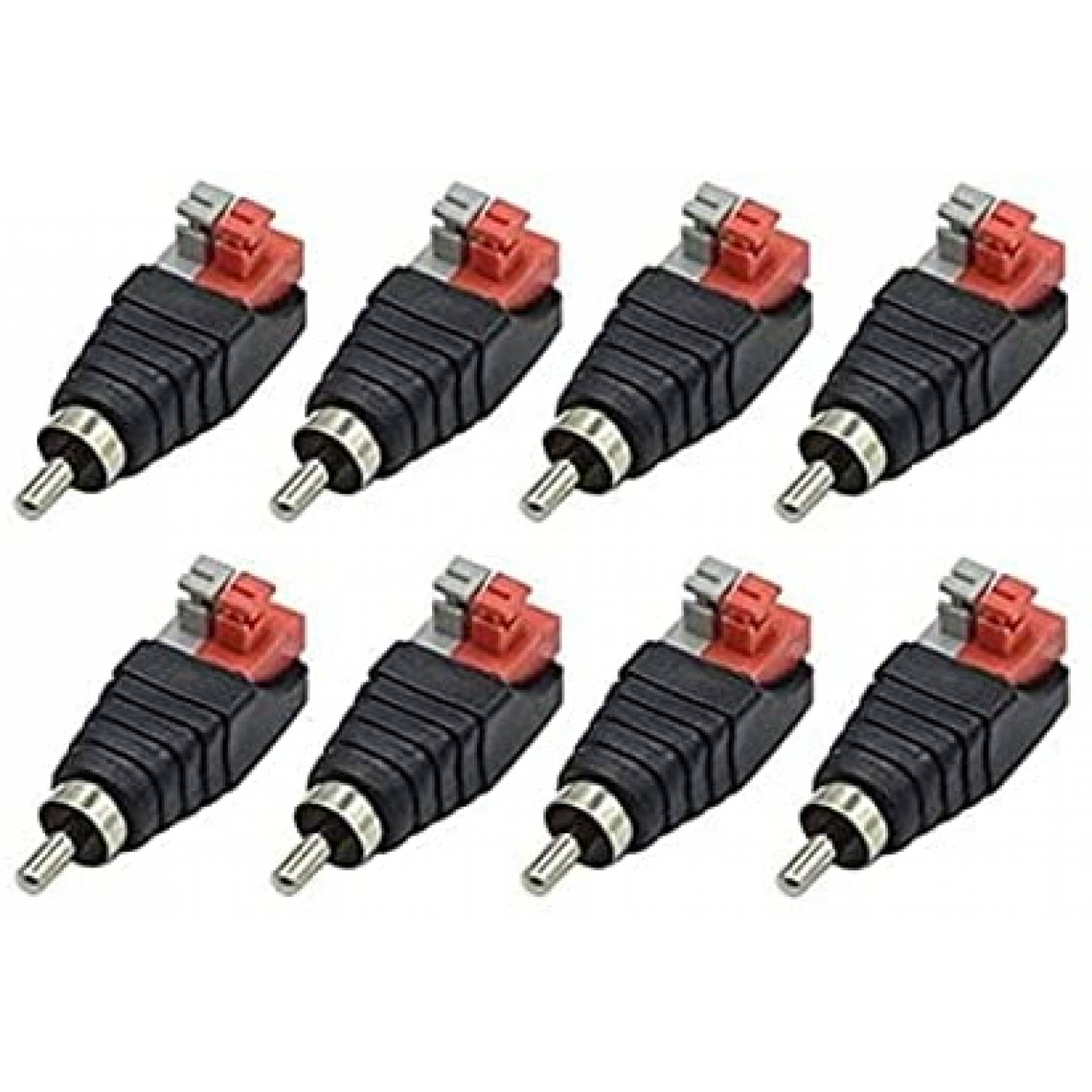Pack adaptador de bocina a cable de audio GDQLCNXB x8 -Negro