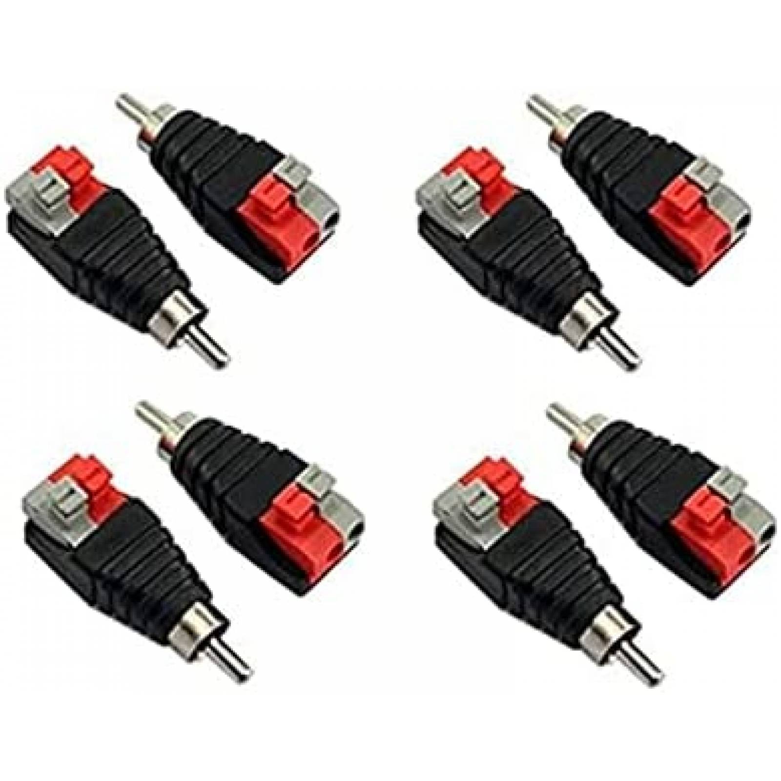 Pack adaptador de bocina a cable de audio GDQLCNXB x8 -Negro