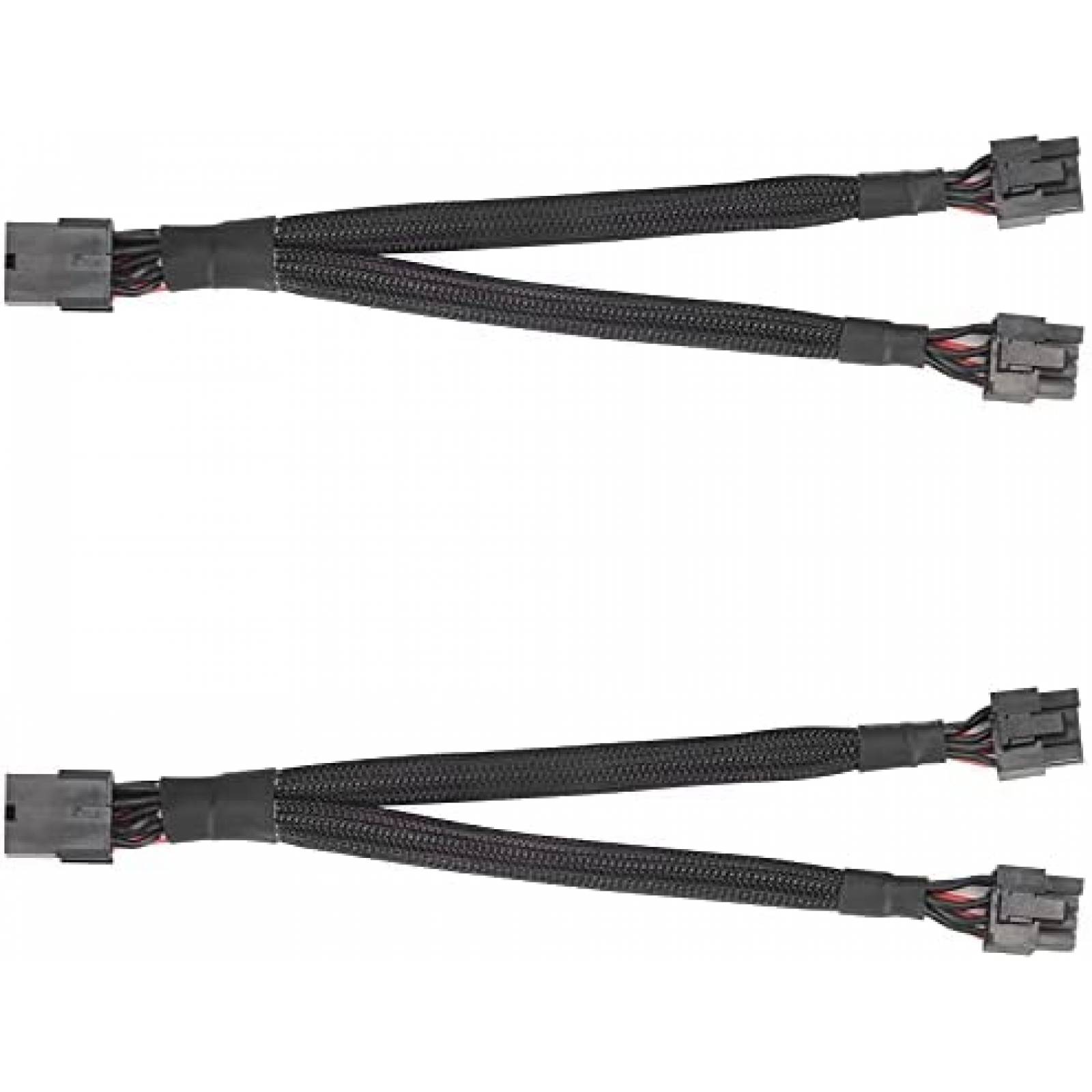 Pack cable PCIe a GPU/VGA HuDieM x2 de 8-pin -Negro
