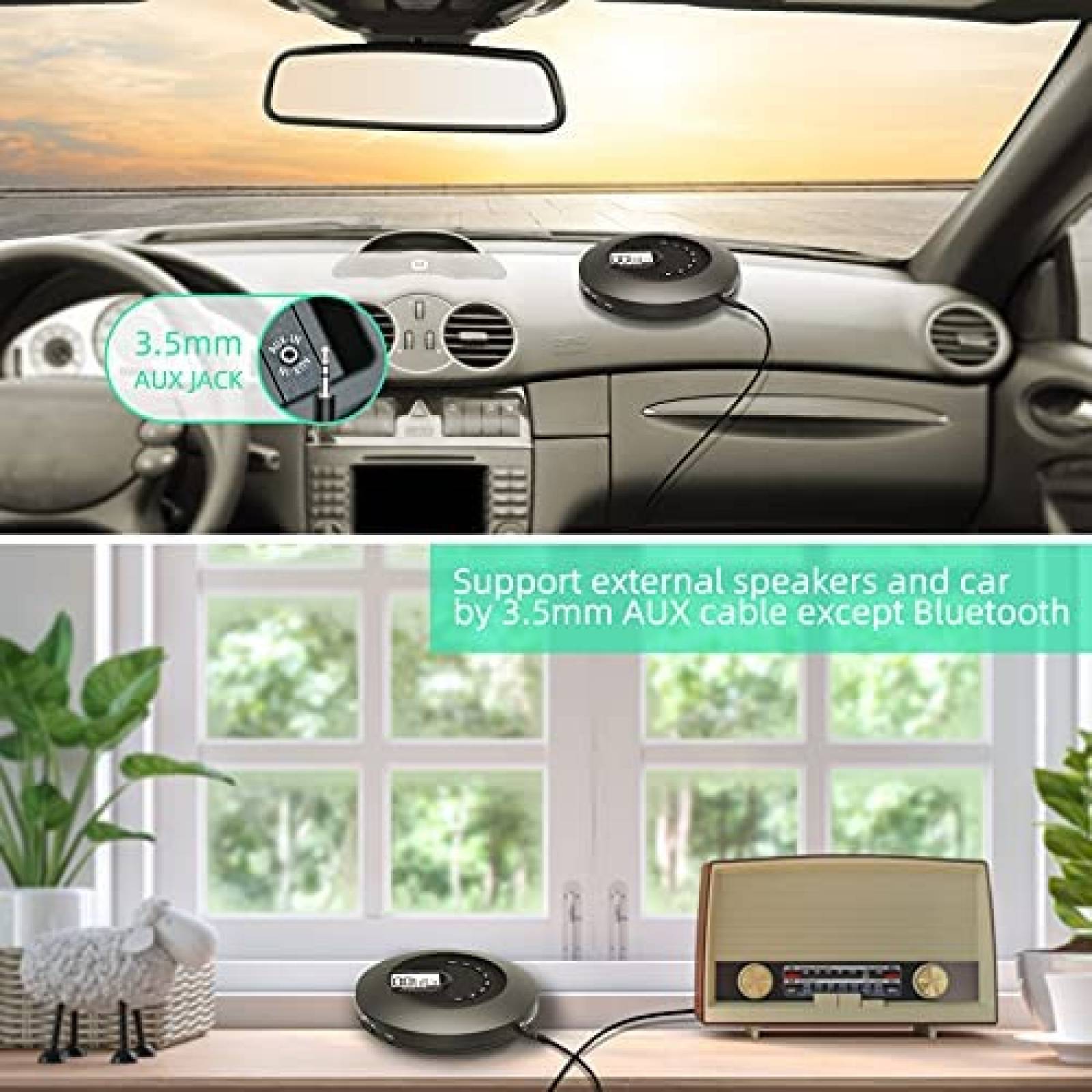 Kit Reproductor de CDs Portatil Miuscall-C c/Audifonos