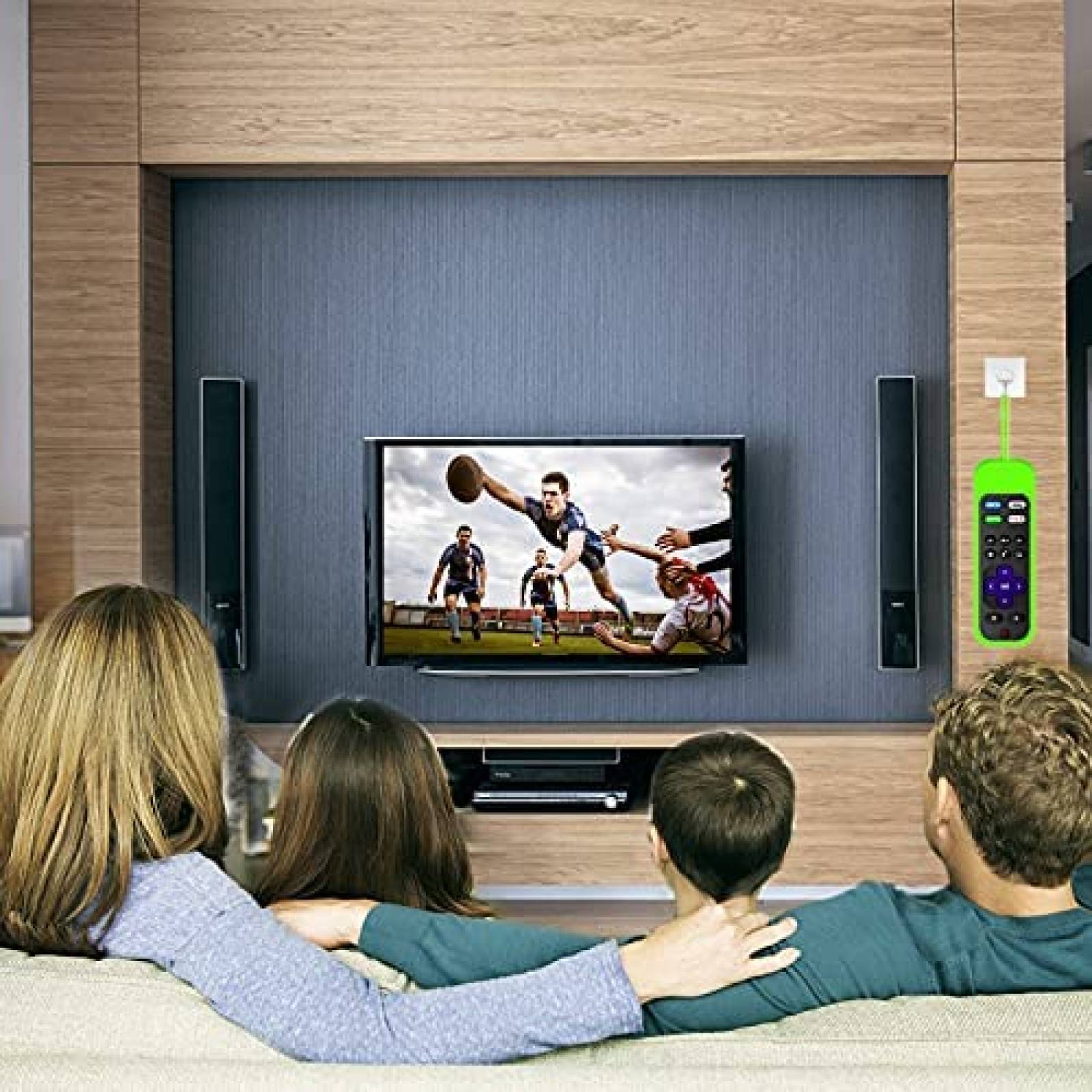 Pack funda para control Roku TV NA x2 -Azul/verde