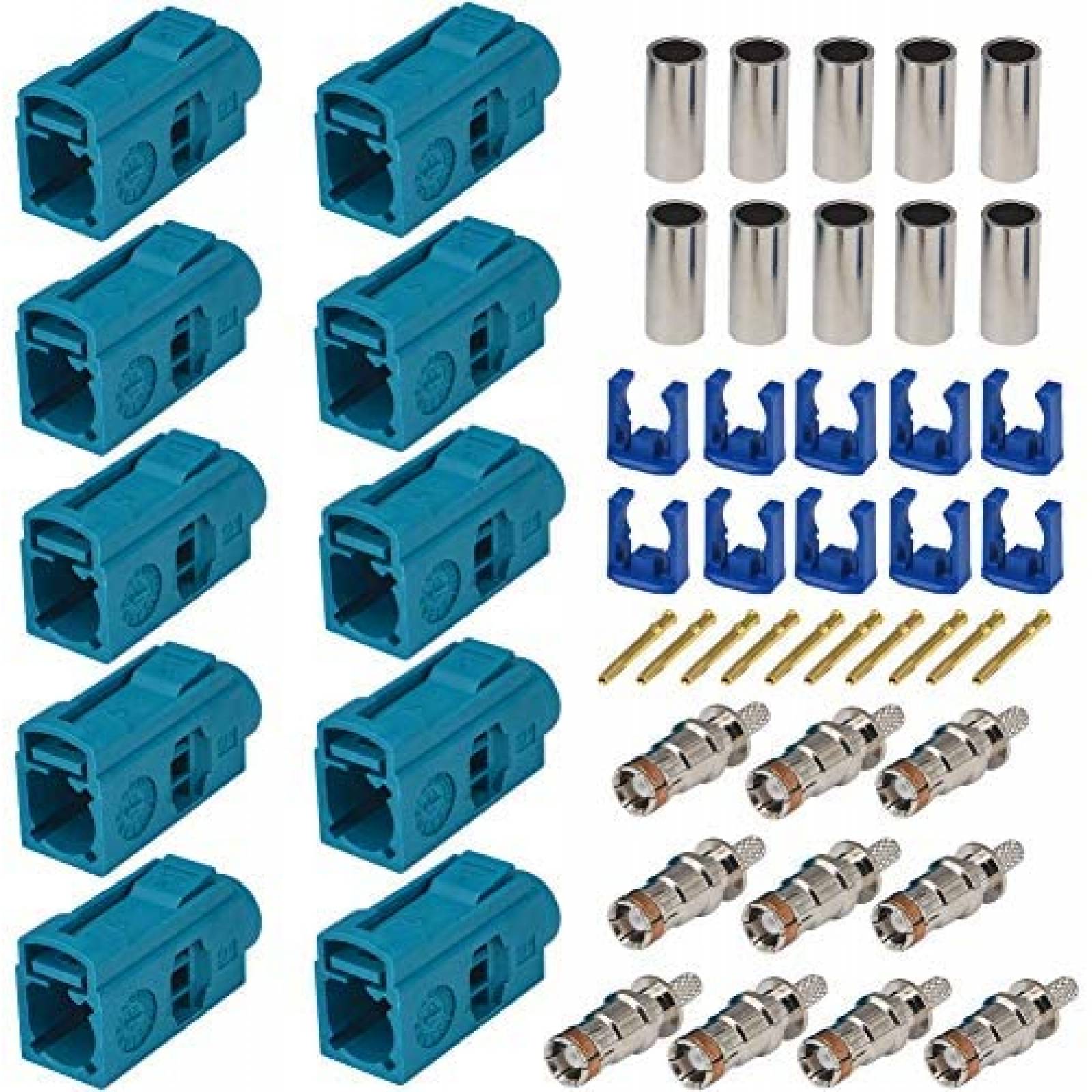 Pack fakra C conector hembra onelinkmore Store x10 -Azul
