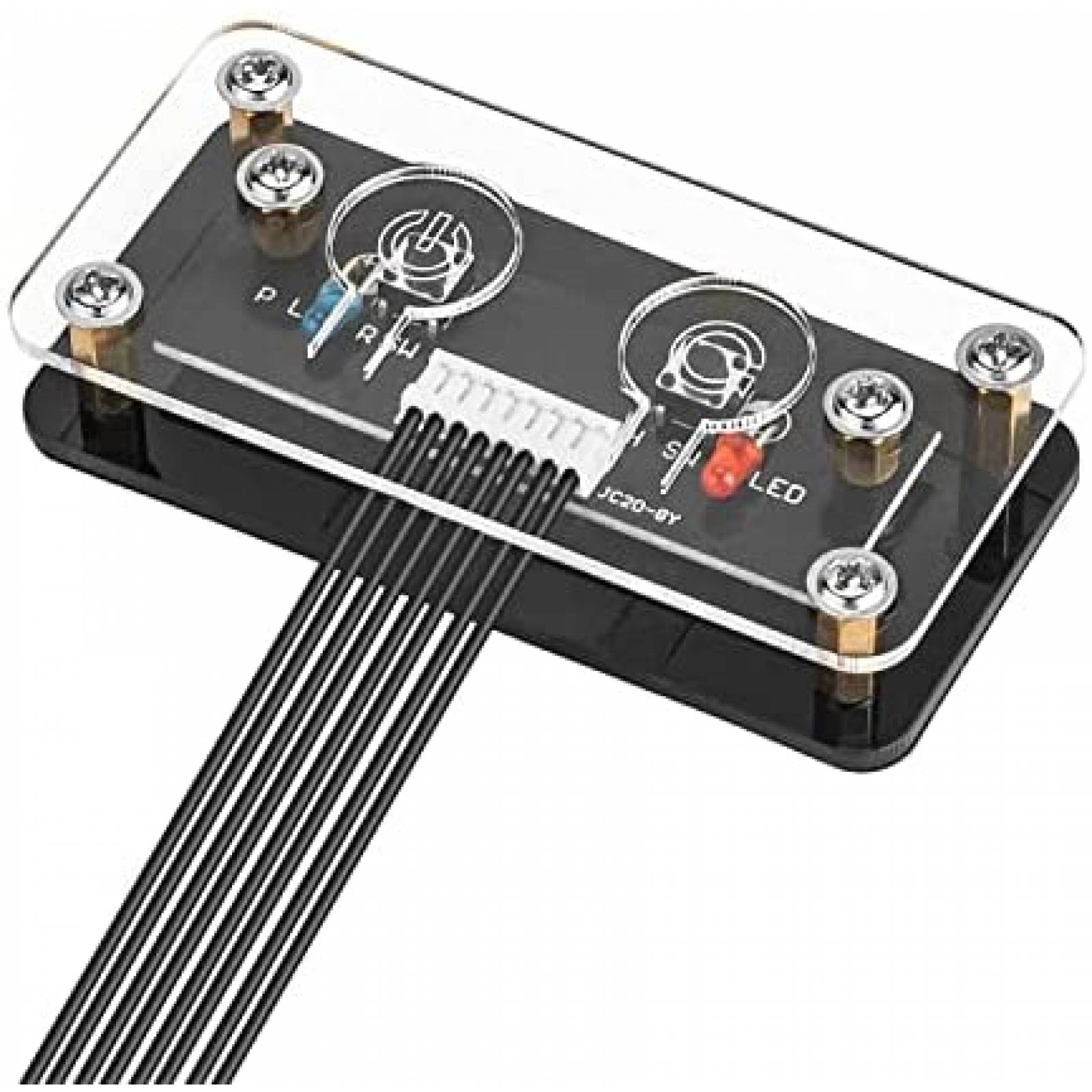 Interruptor de Encendido OwlTree para PC On/Off LED -Negro