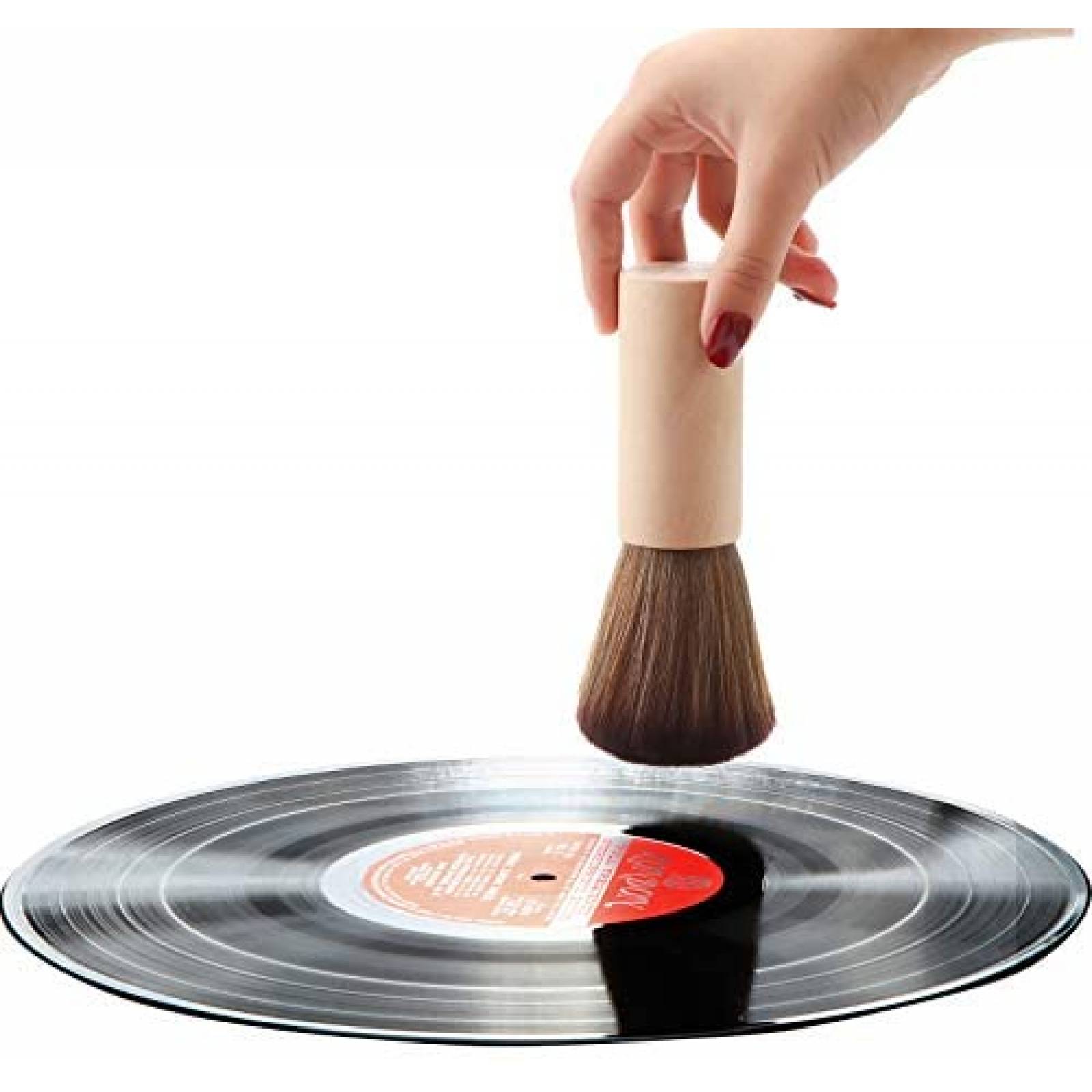 Brocha Limpiadora Patelai para Discos de Vinilo -Cafe