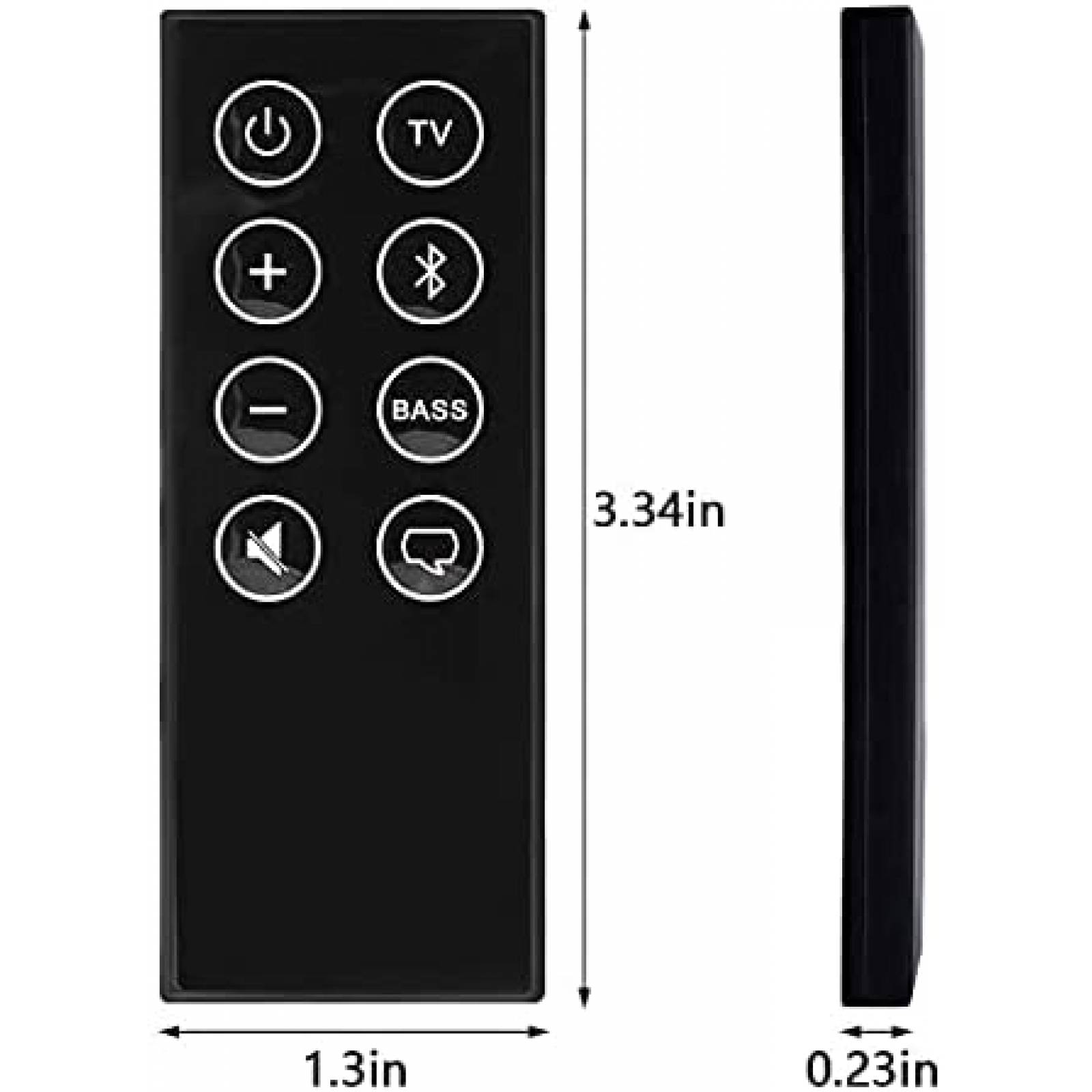 Control para barra de sonido Bose Qzanyee Life -Negro