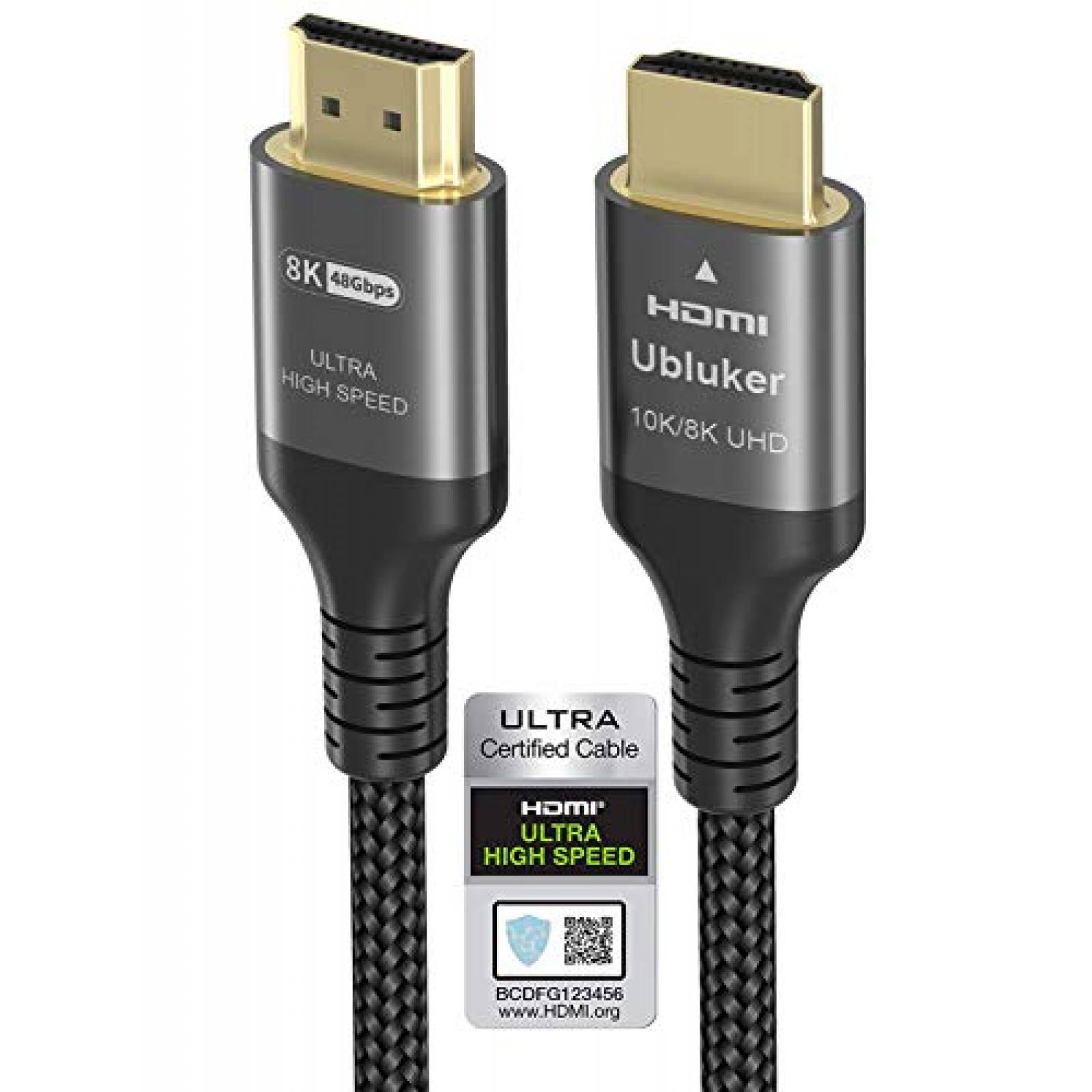 Cable Hdmi Velocidad Cable HDMI Ubluker 48 Gbps De Alta Velocidad