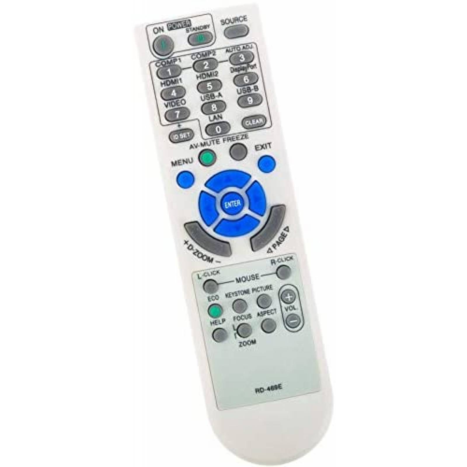 Control Remoto WINFLIKE para Proyector NEC -Blanco
