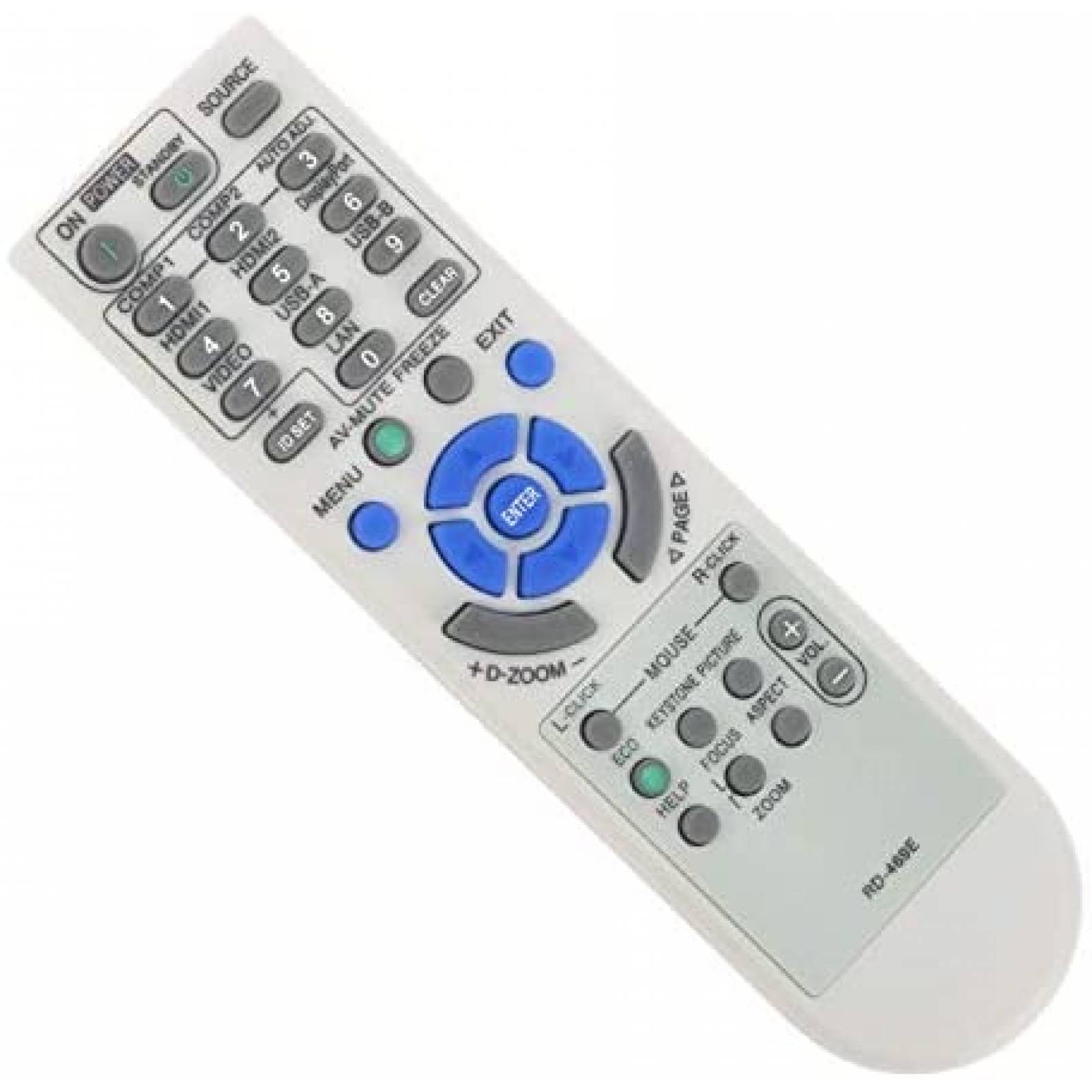 Control Remoto WINFLIKE para Proyector NEC -Blanco