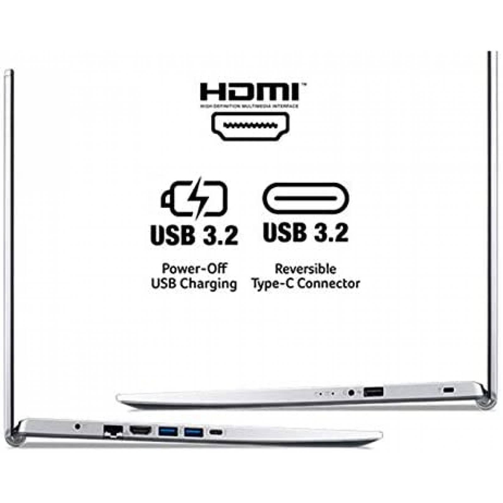 Laptop Acer Aspire 5 17.3'' i7 Intel Iris Xe 16GB 512GB