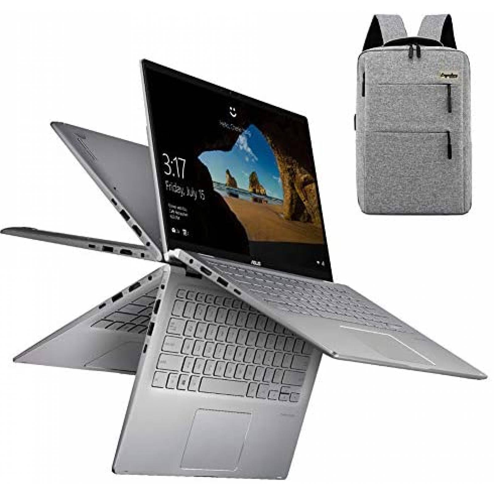 Laptop ASUS 2021 14" FHD Ryzen 5 8 GB 256 GB Windows 10