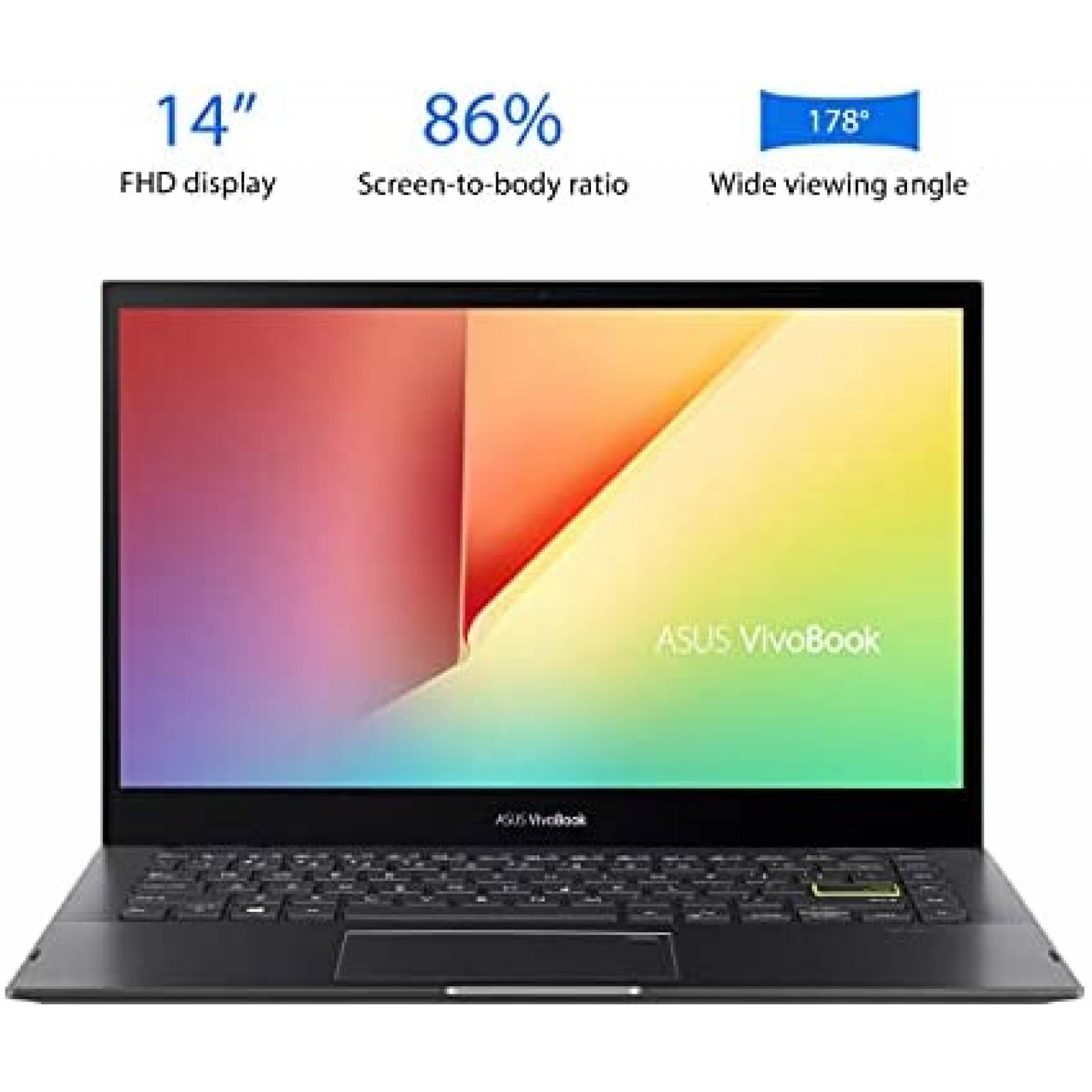 Laptop Gamer ASUS VivoBook Flip 14 14 i3 4GB RAM 128GB SSD