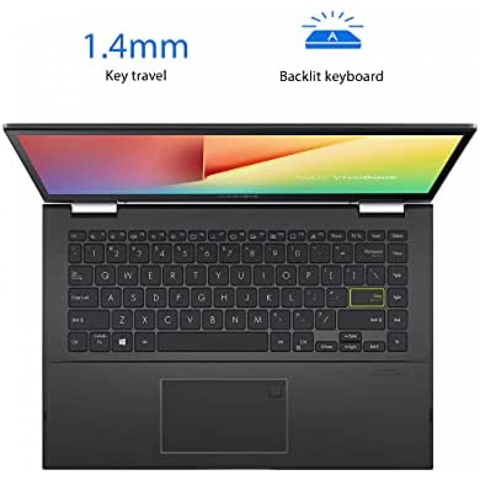 Laptop Gamer ASUS VivoBook Flip 14 14 i3 4GB RAM 128GB SSD