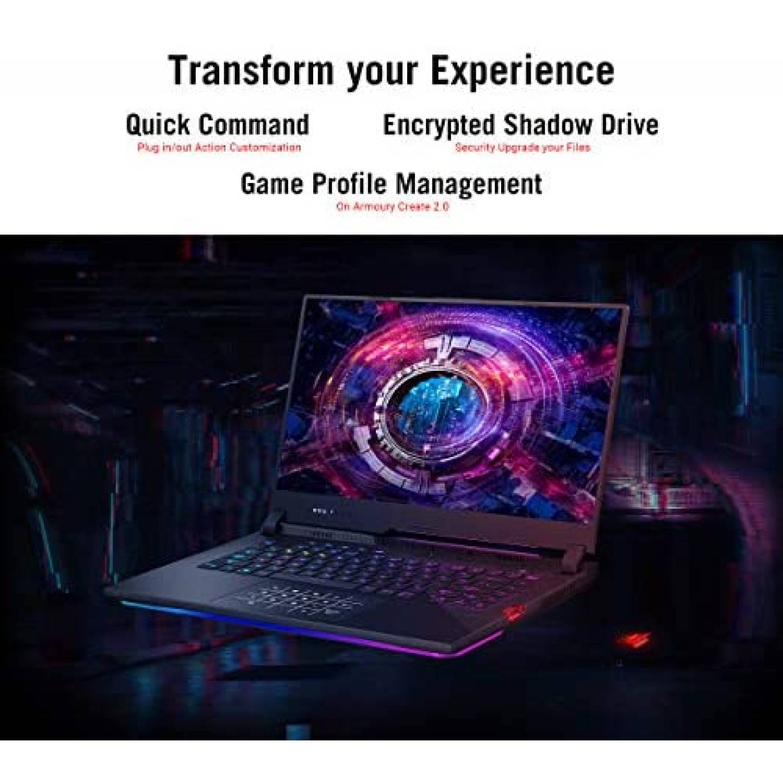 Laptop Gamer ASUS ROG Strix Scar 15 15.6'' Ryzen 9 16GB 1TB