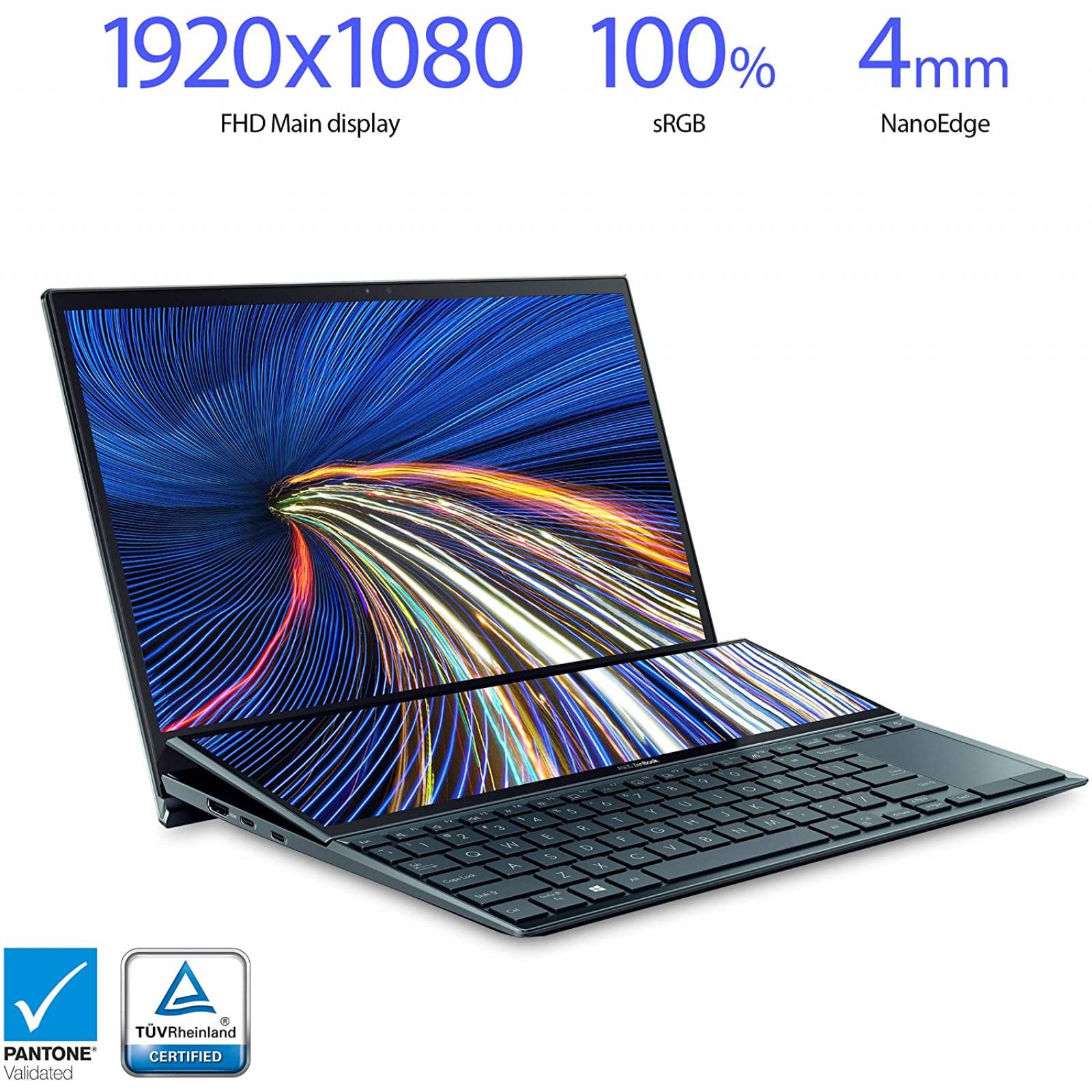 Laptop ASUS ZenBook Duo 14 14" FHD Core i7 16 GB 1 TB MX450