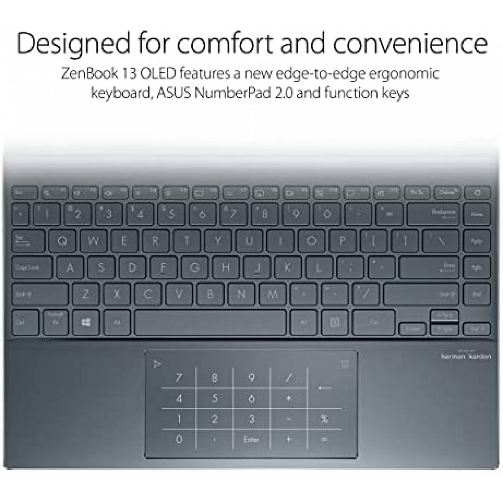 Laptop ASUS ZenBook 13 13.3" FHD 8 GB 512 GB SSD -Gris