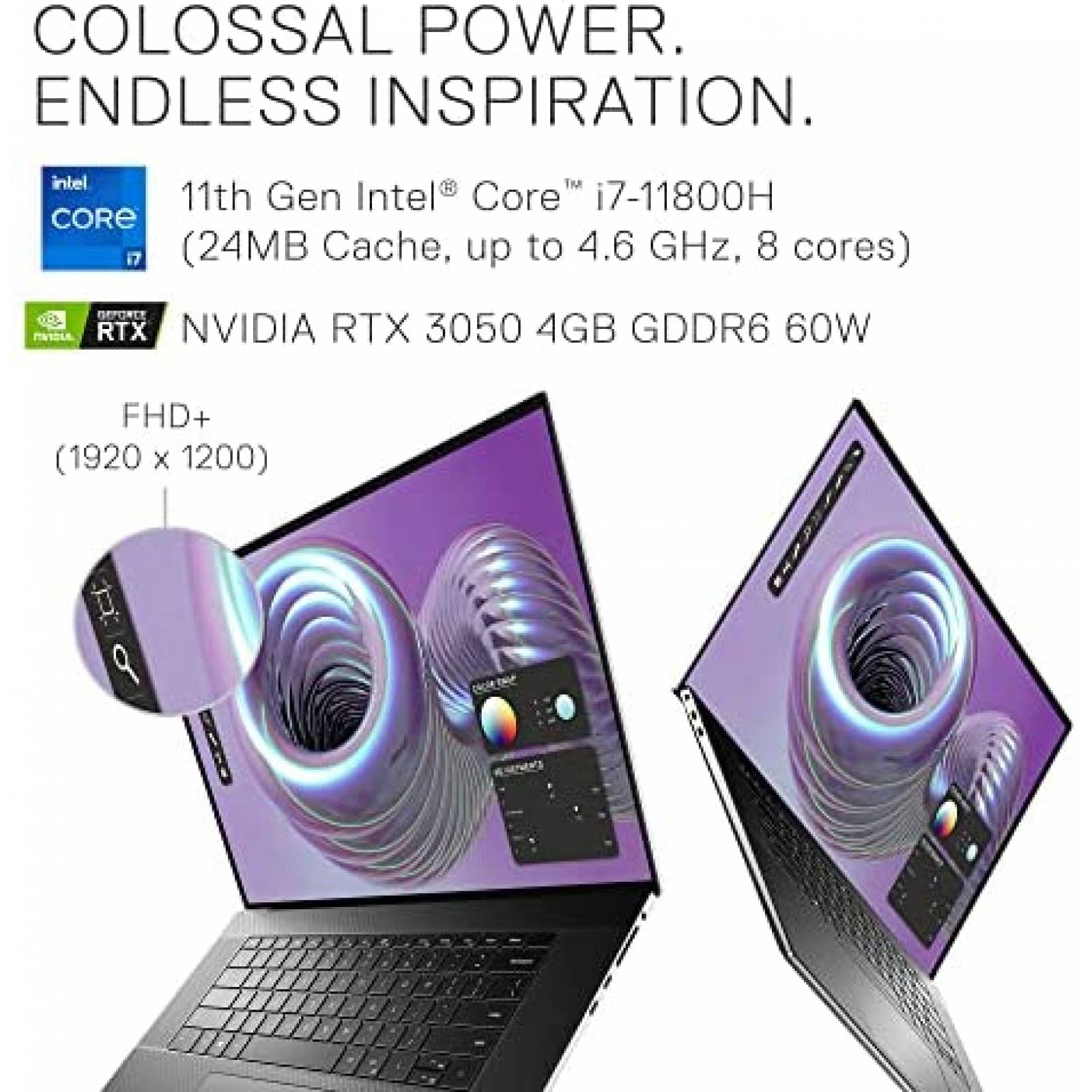 Laptop Dell XPS 17 9710 17'' i7 16GB DDR4 RAM 1TB SSD