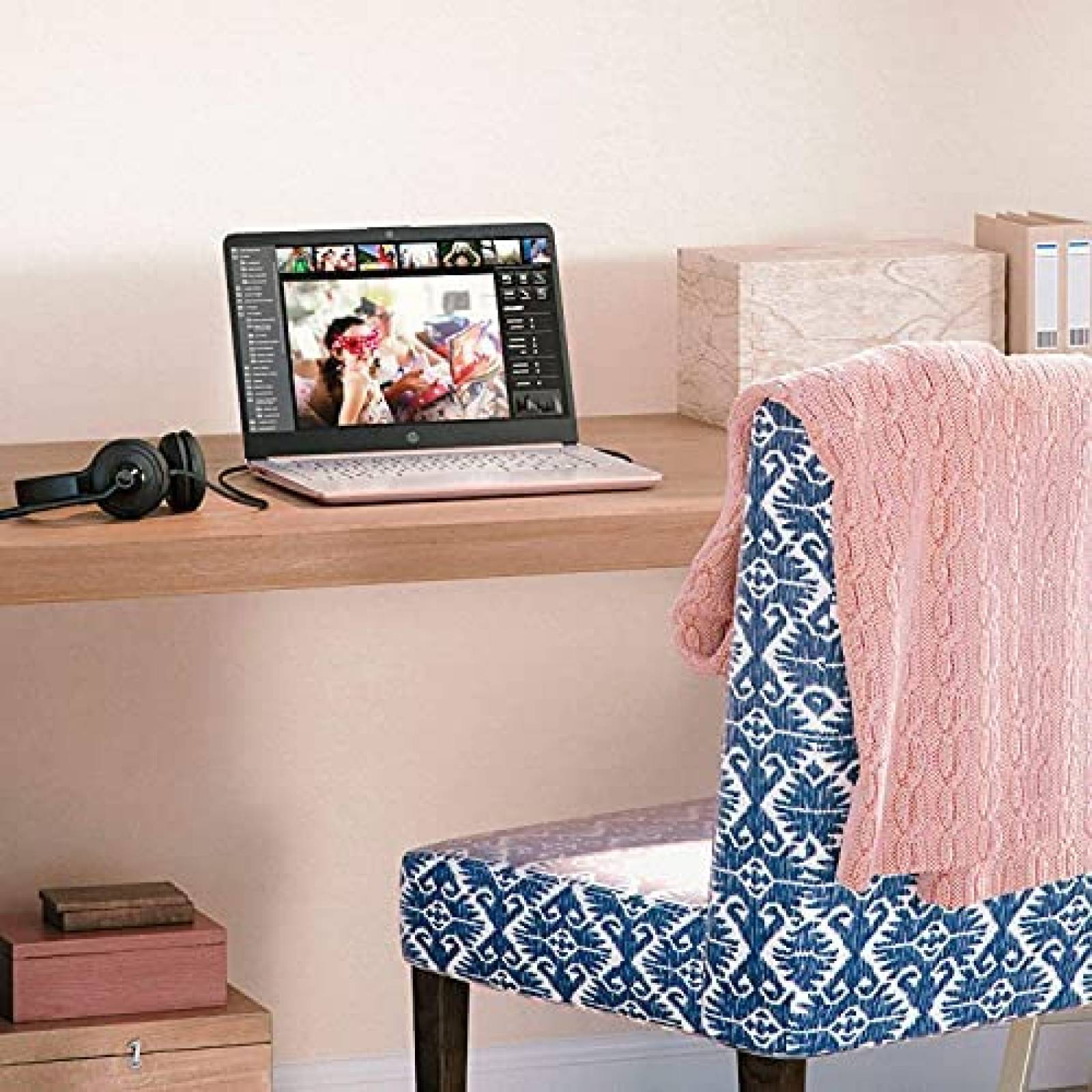 Laptop HP HP 14 14" 4GB RAM 64GB Celeron N4020 -Rosa