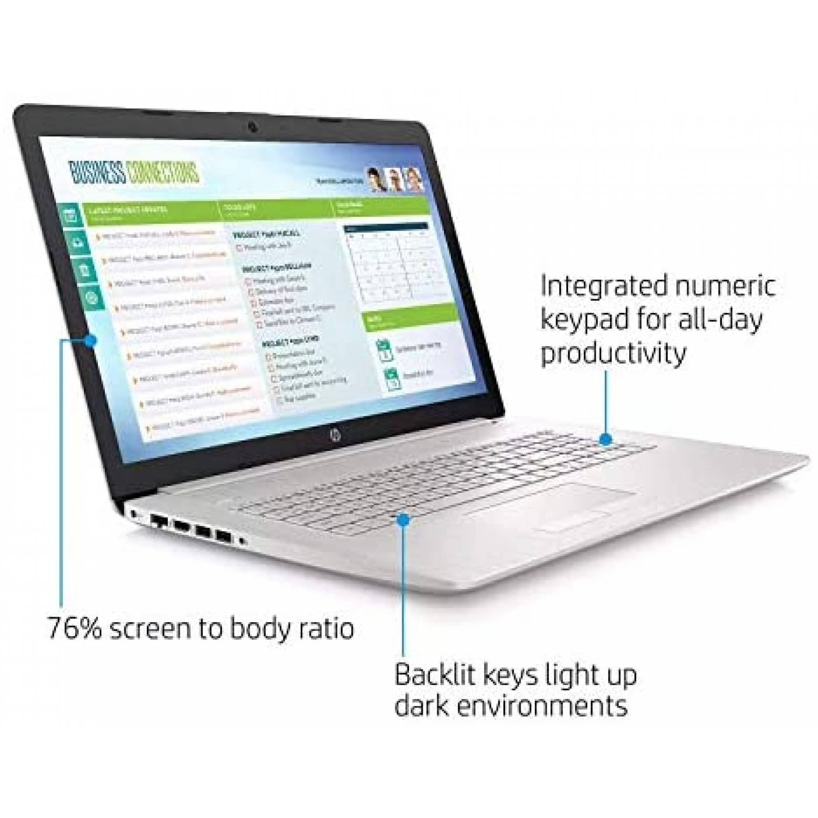 Laptop HP 17-by4061nr 17.3'' i5 8GB 512GB PCIe NVMe M.2 SSD
