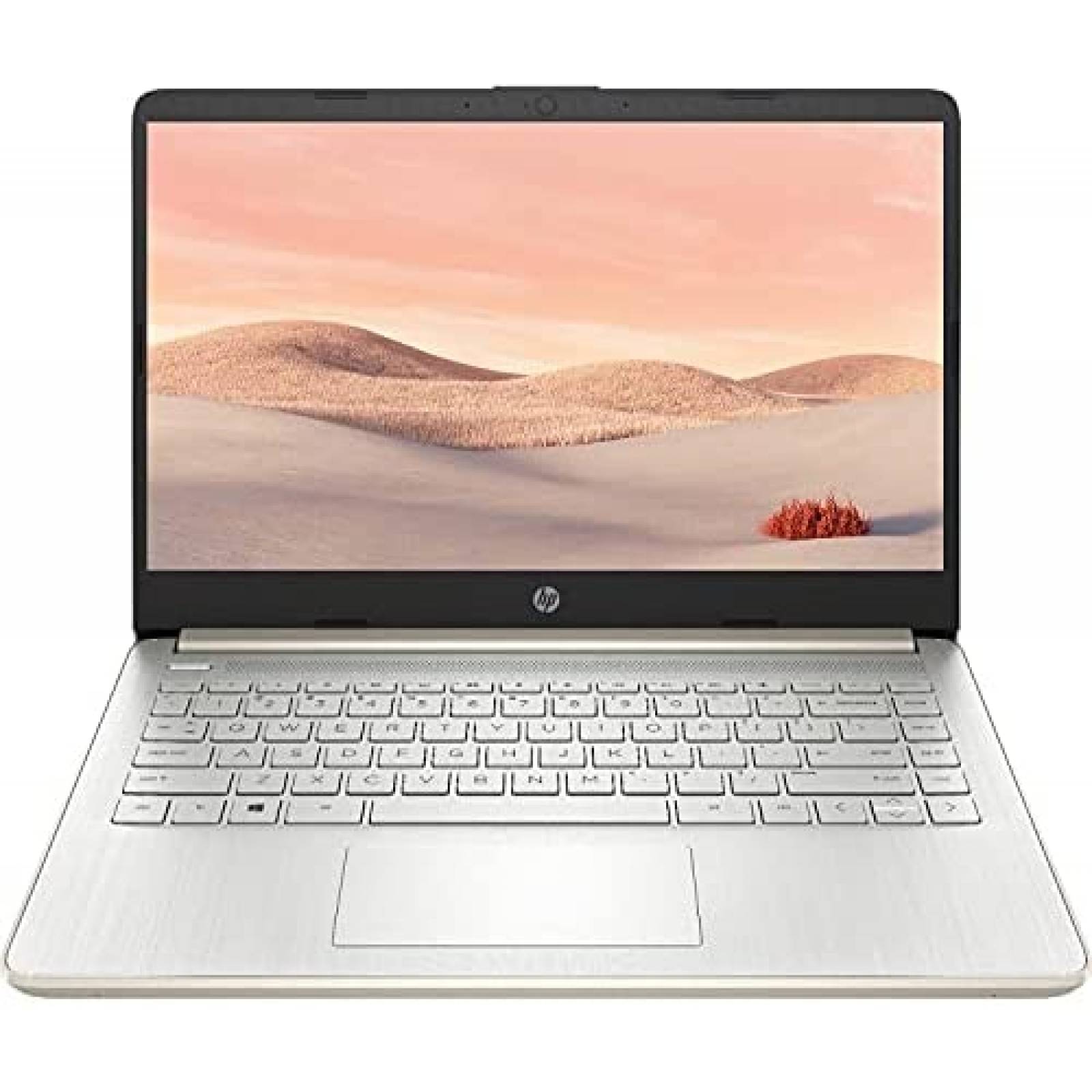 Laptop HP 14" Intel Dual-Core 8GB 64GB Windows 10 - Dorado