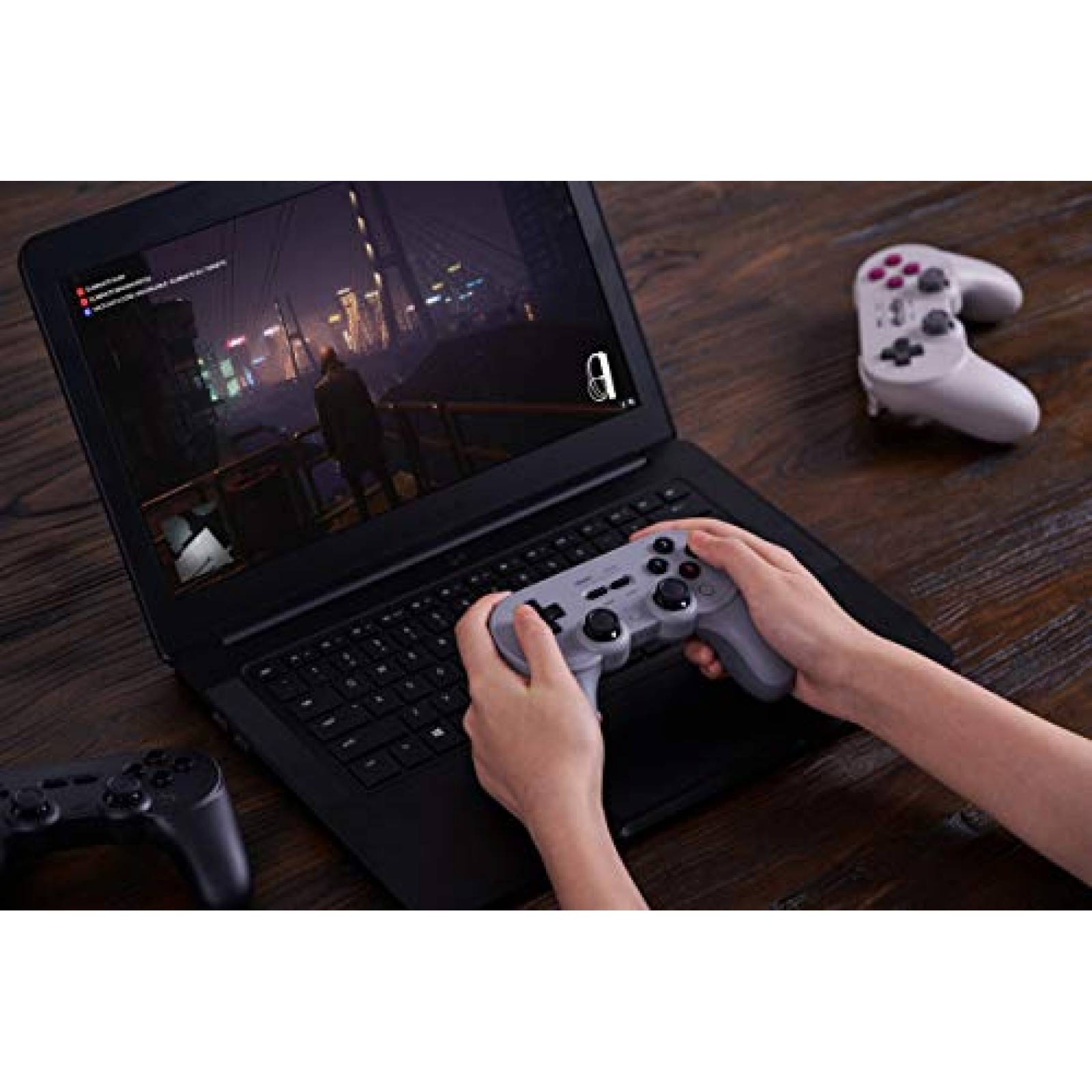 Control para Consola 8BitDo Pro 2 Nintendo Switch -Gris