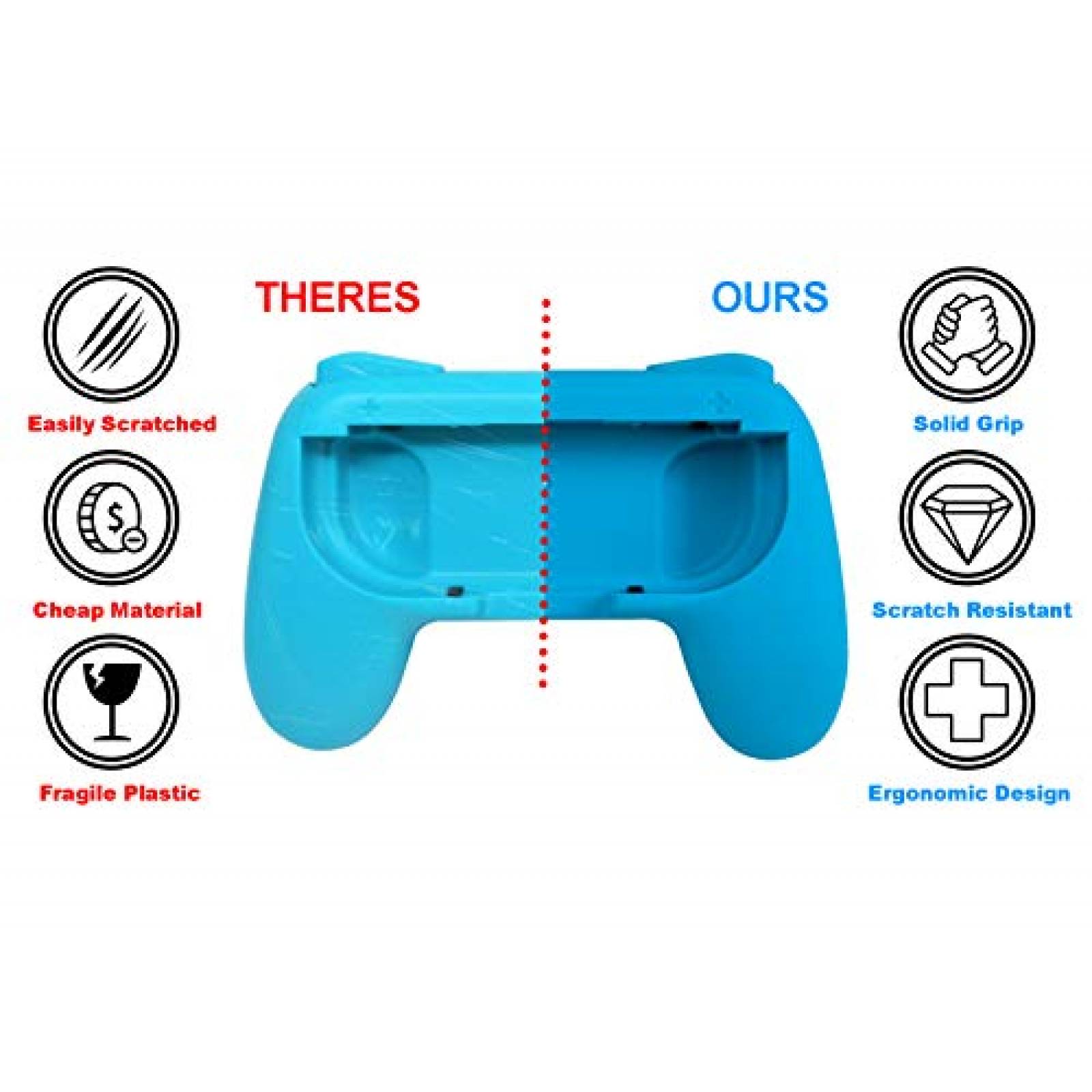 Volante y puos para Switch Mario Beastron Paquete de 4