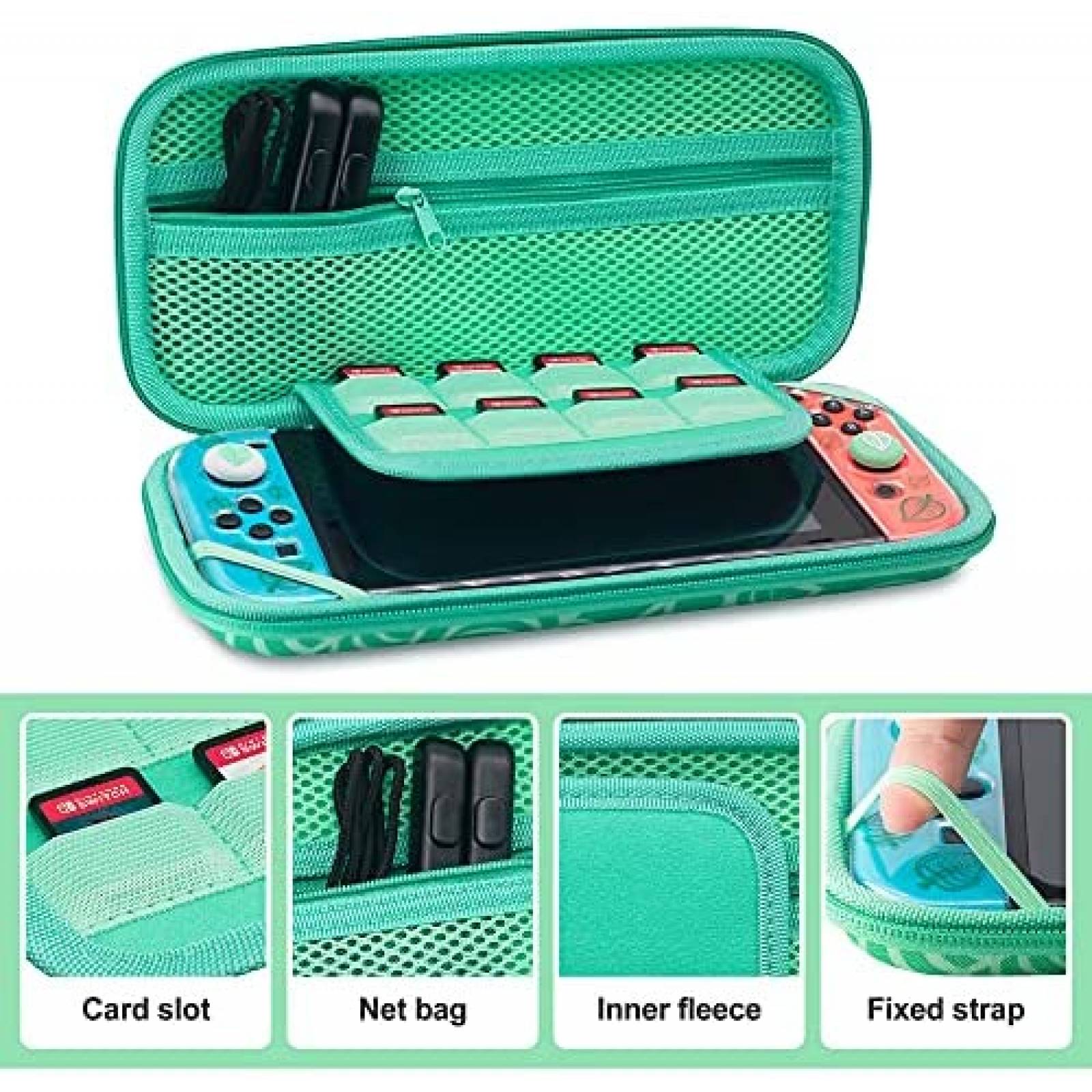 Estuche BRHE para Nintendo Switch con Accesorios -Menta