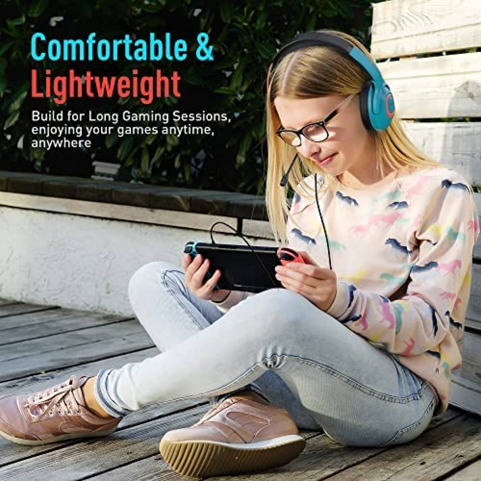 Auriculares COOSII Q5 con microfono para Nintendo Switch