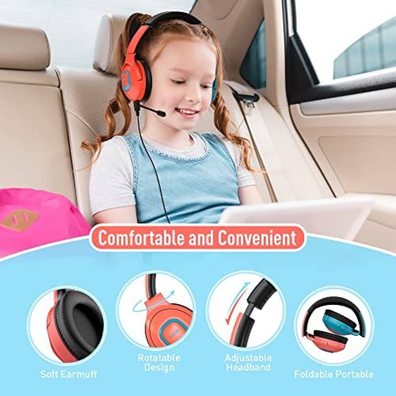 Auriculares COOSII Q5 con microfono para Nintendo Switch