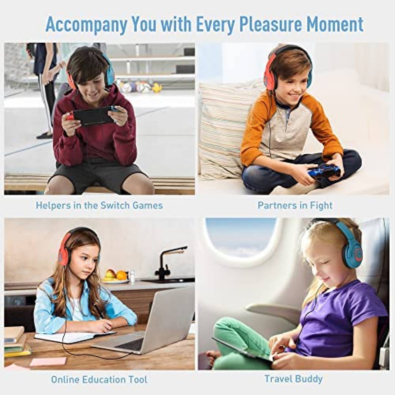 Auriculares COOSII Q5 con microfono para Nintendo Switch