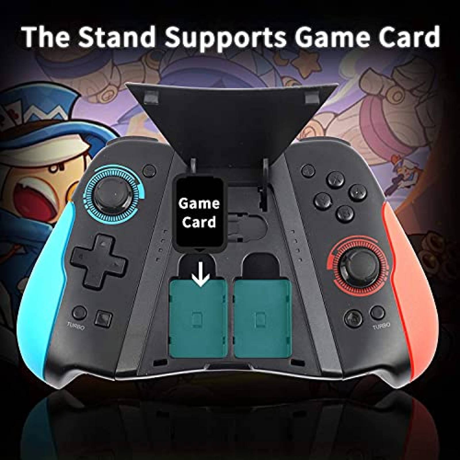 Control Inalambrico GEEKLIN para Nintendo Switch -Negro