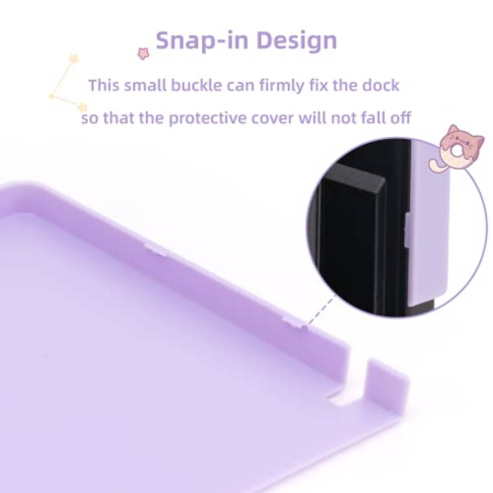 Funda GeekShare para Adaptador de TV de NSwitch -Morado