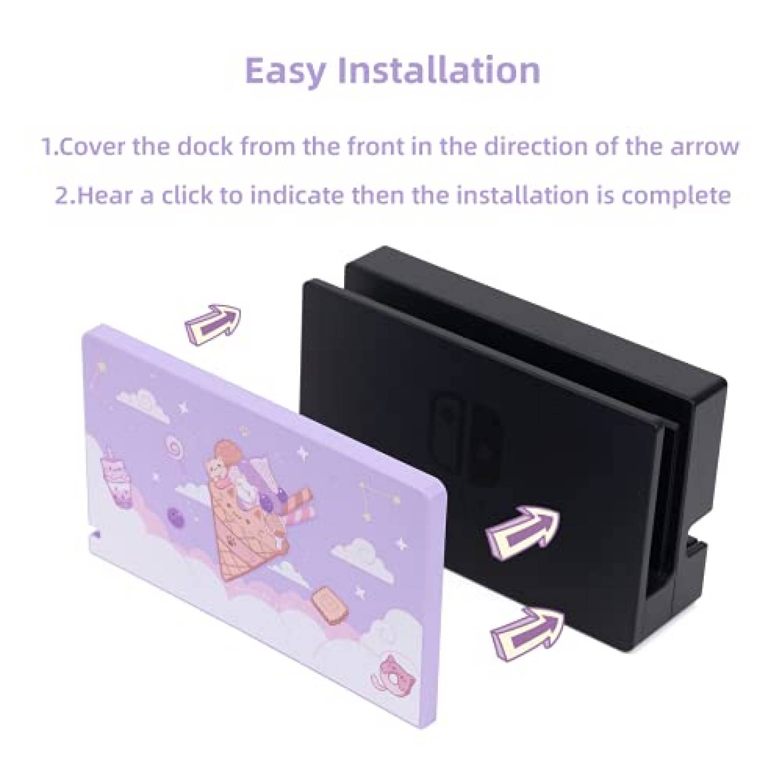 Funda GeekShare para Adaptador de TV de NSwitch -Morado