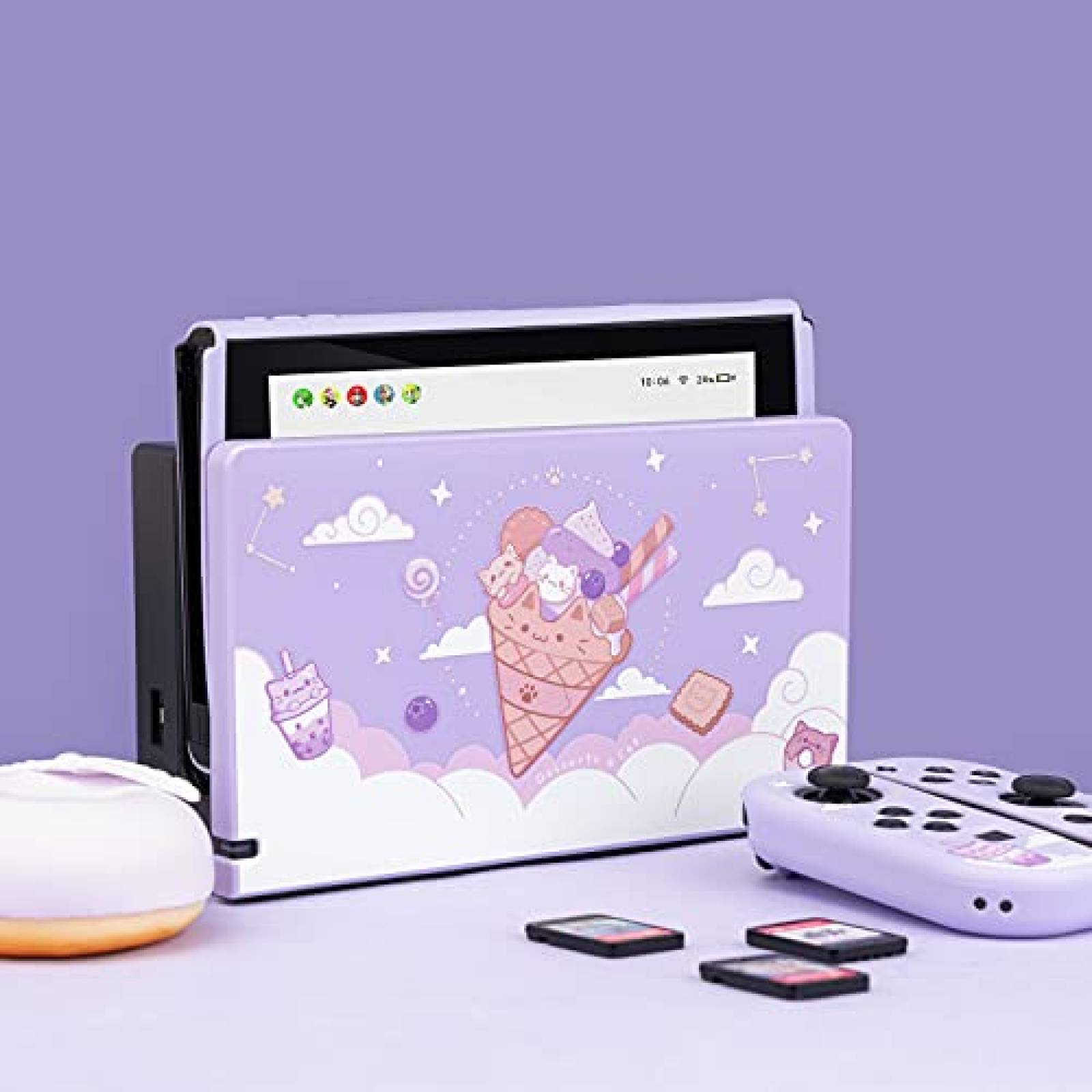 Funda GeekShare para Adaptador de TV de NSwitch -Morado