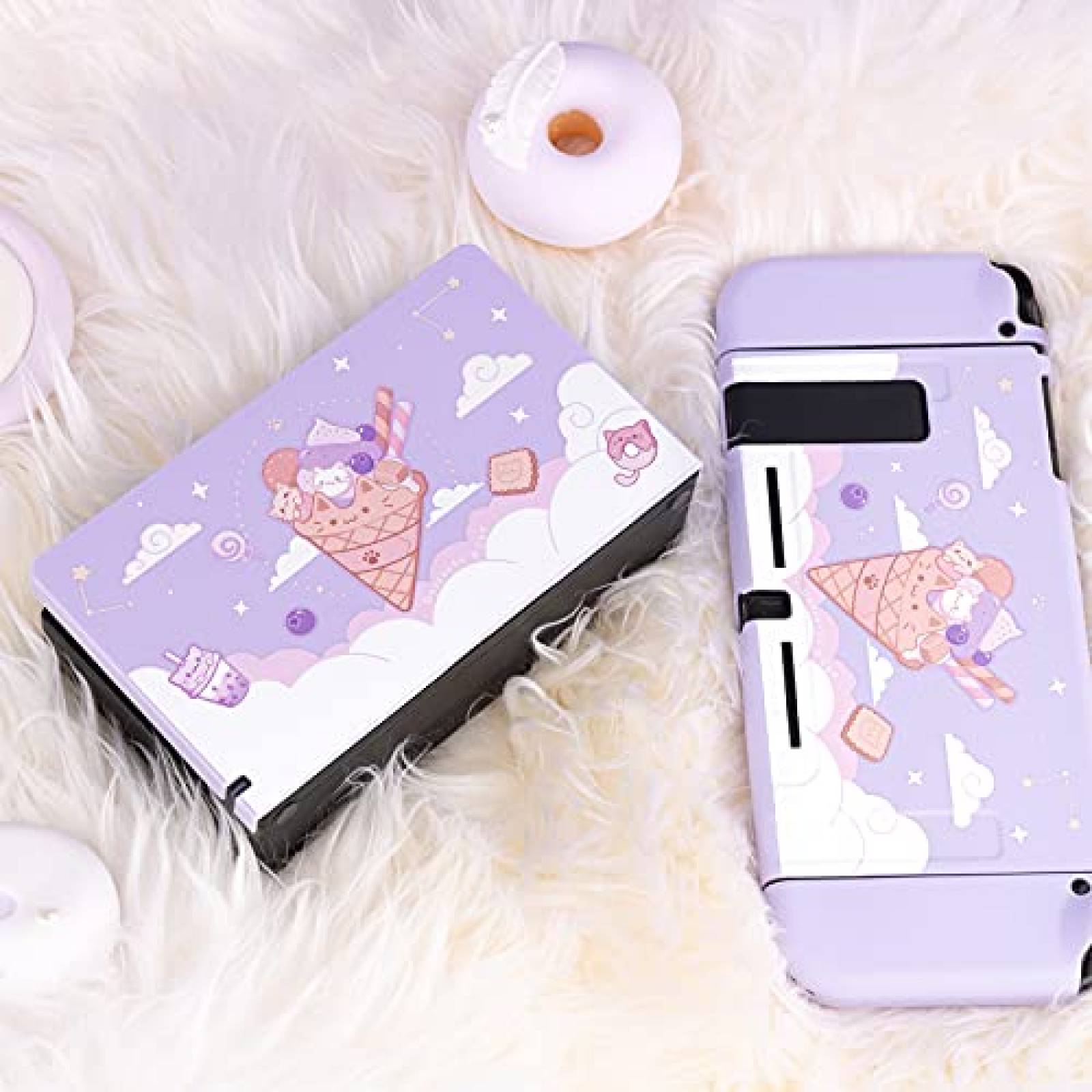 Funda GeekShare para Adaptador de TV de NSwitch -Morado