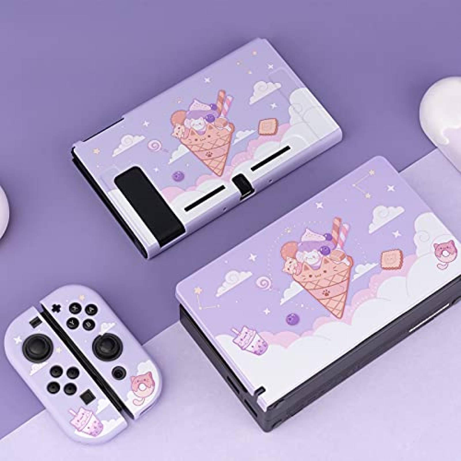 Funda GeekShare para Adaptador de TV de NSwitch -Morado