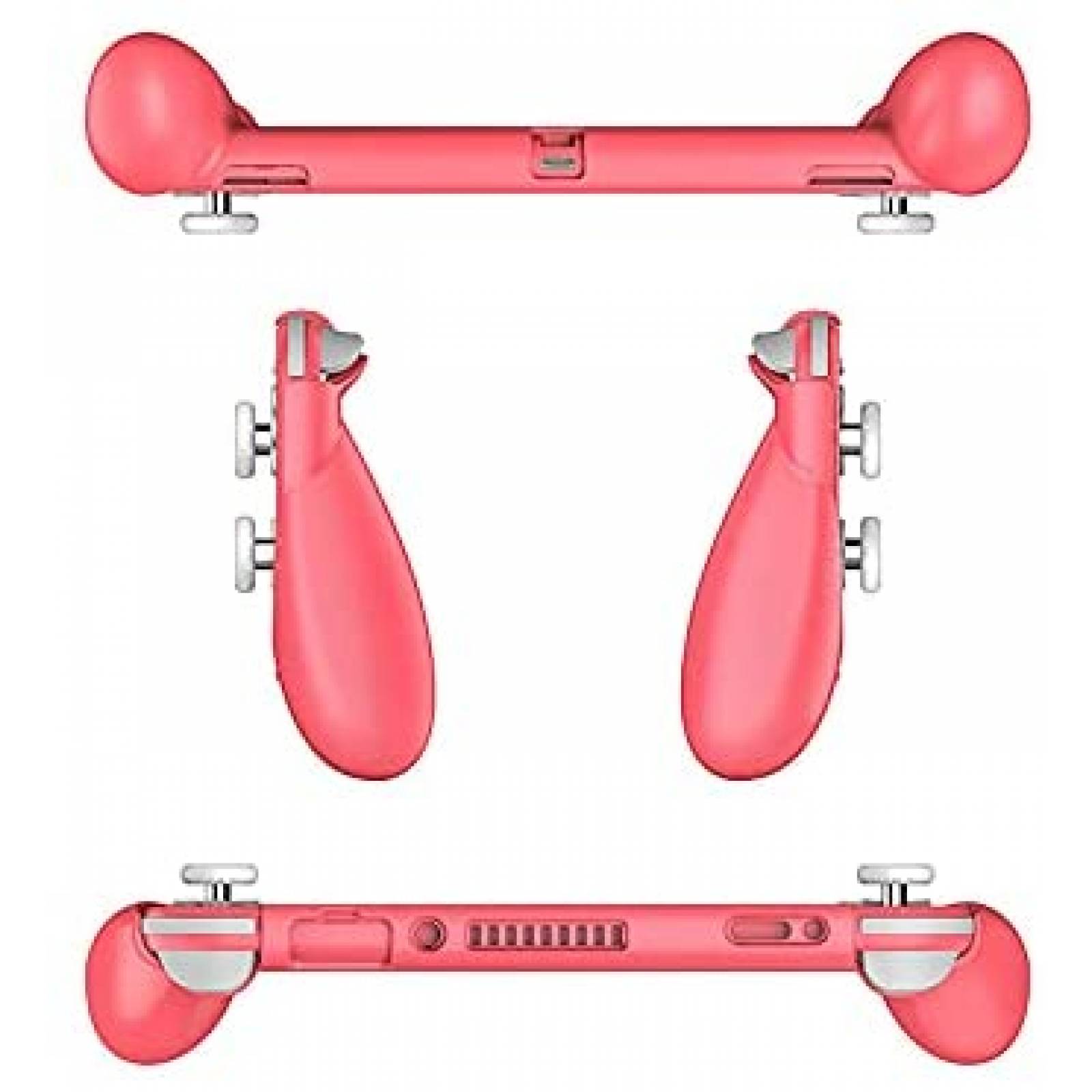 Soporte de Agarre HEATFUN para Nintendo Switch Lite -Rosa