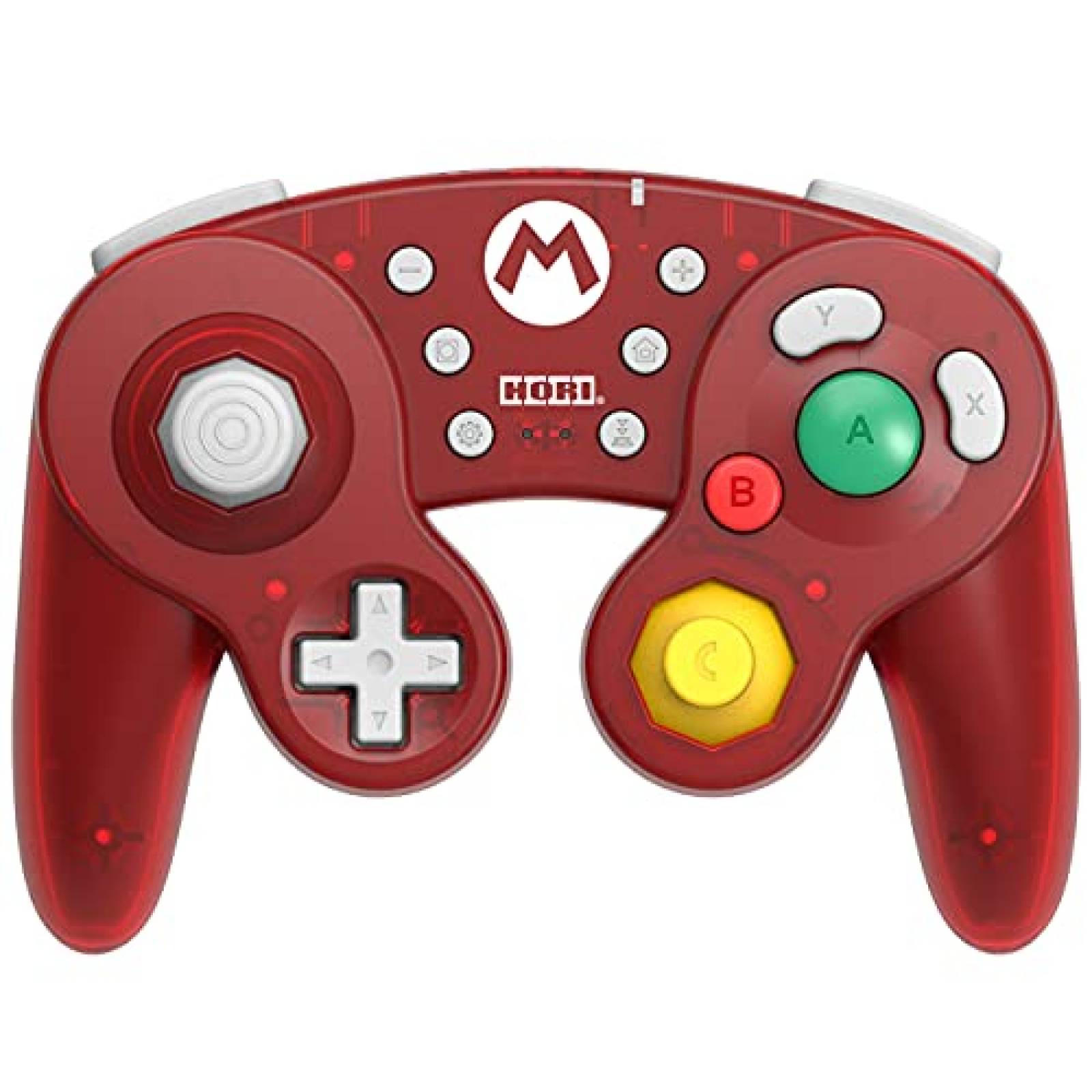 Control Gaming HORI Gamecube Alambrico Nintendo Mario -Rojo