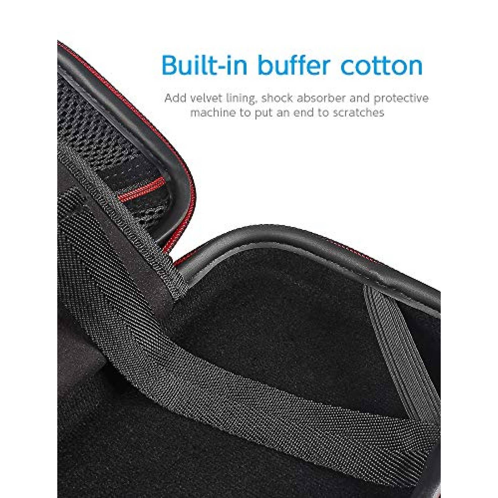 Funda para nintendo switch HSU para viaje de nylon -Negro