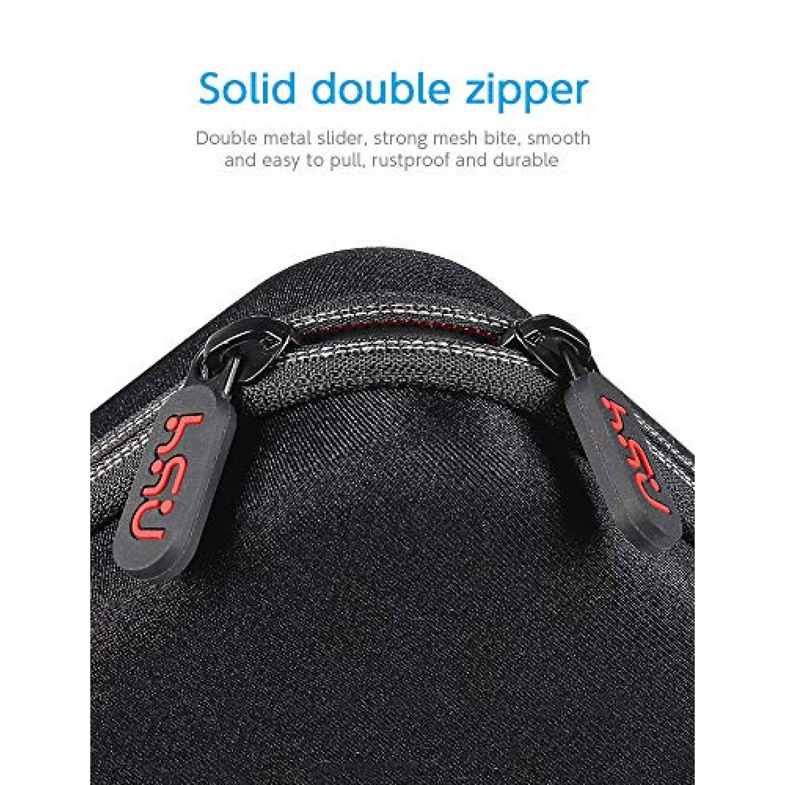 Funda para nintendo switch HSU para viaje de nylon -Negro