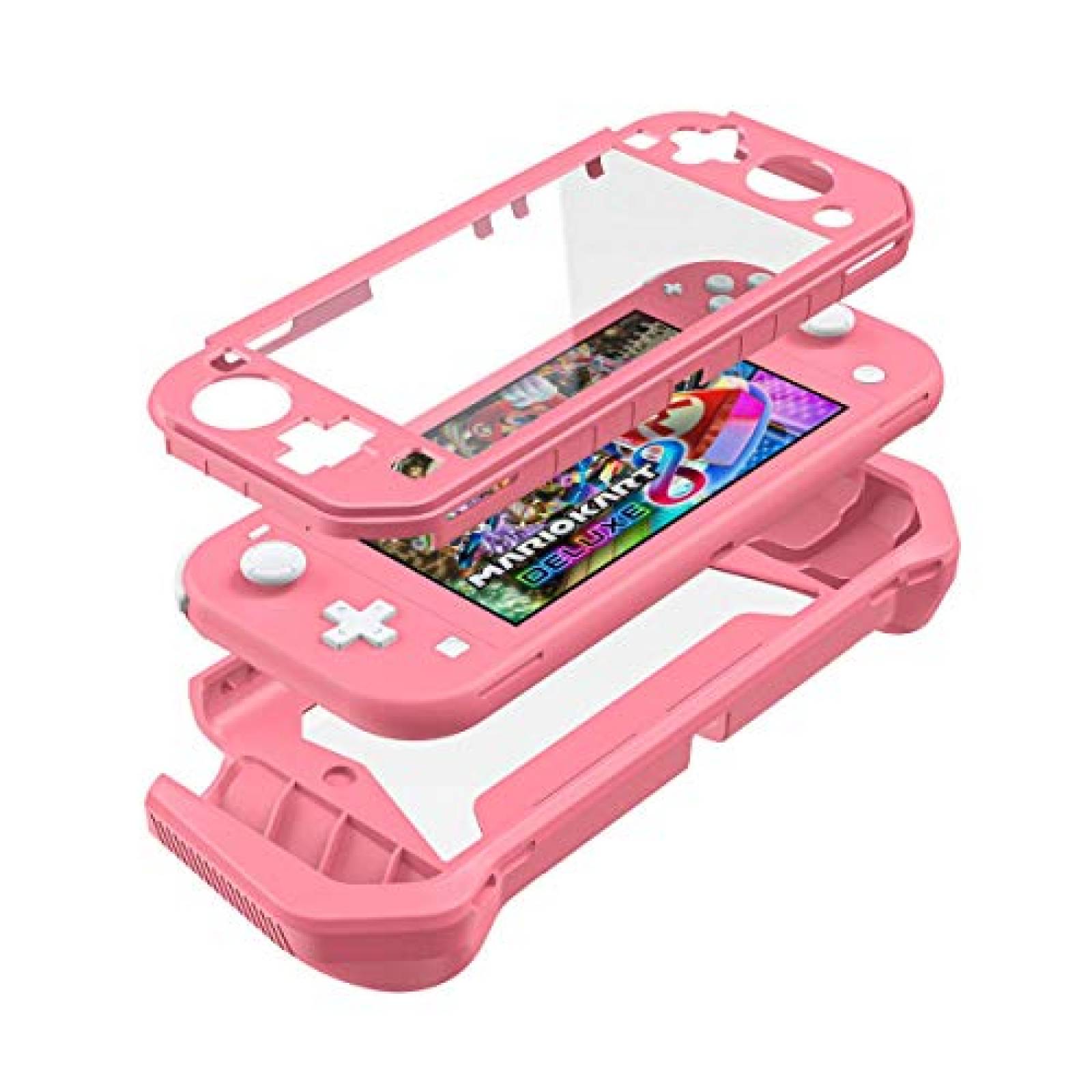 Funda para Nintendo switch iNOTOGG con protector -Rosa