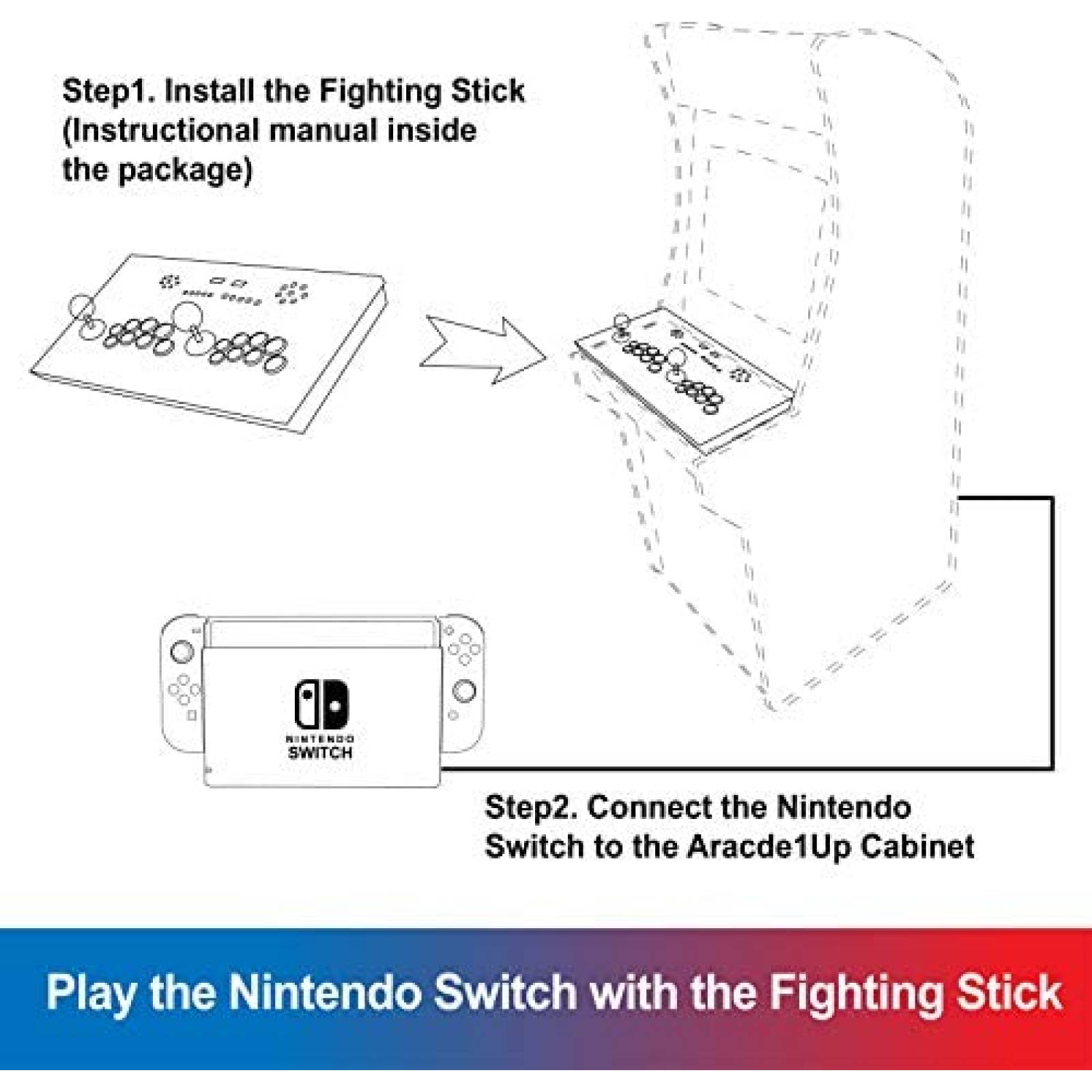Tablero de Joystick Intec Gaming para Arcade Arcade1Up